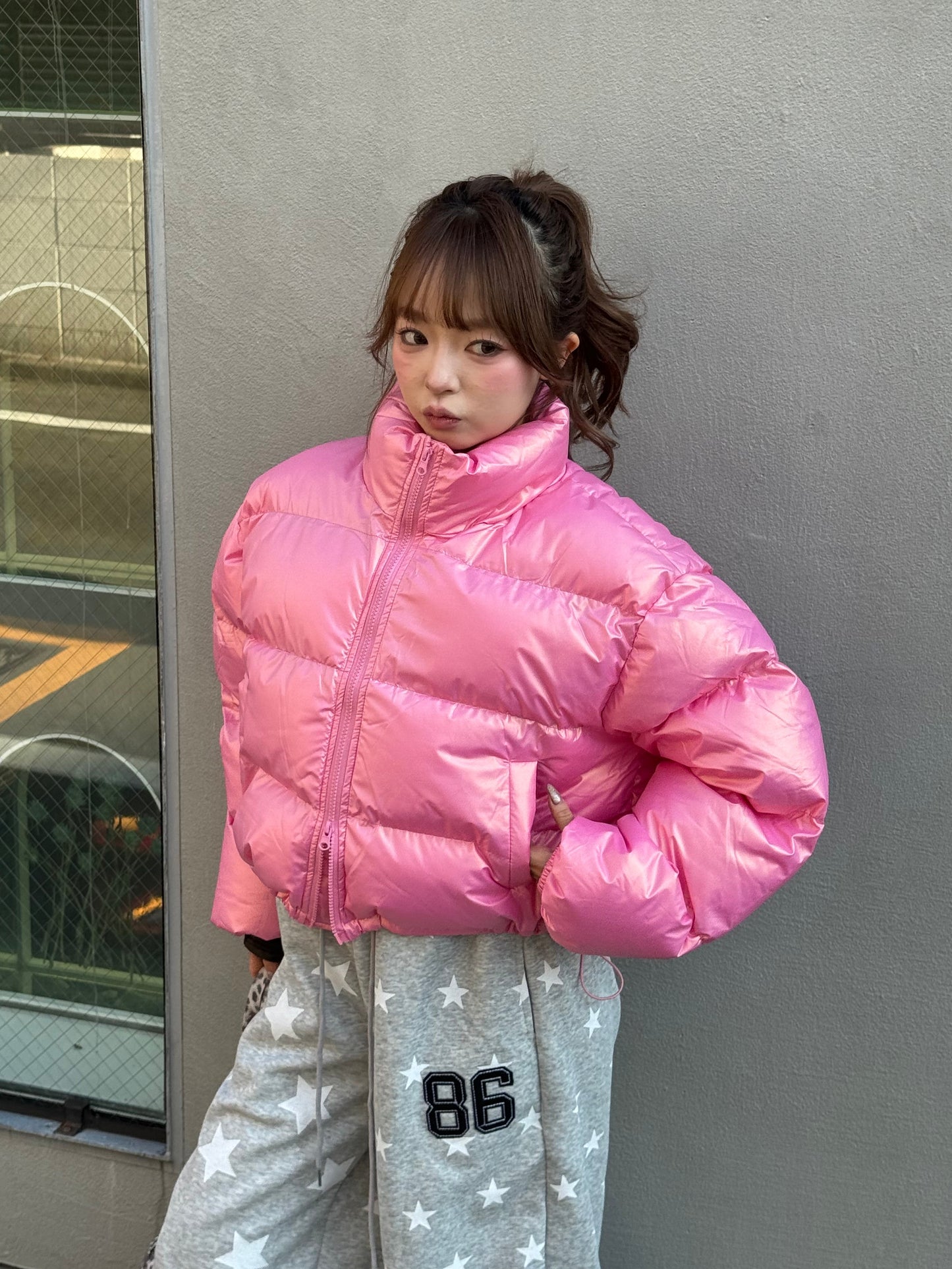 バックハートダウンジャケット DPB86179