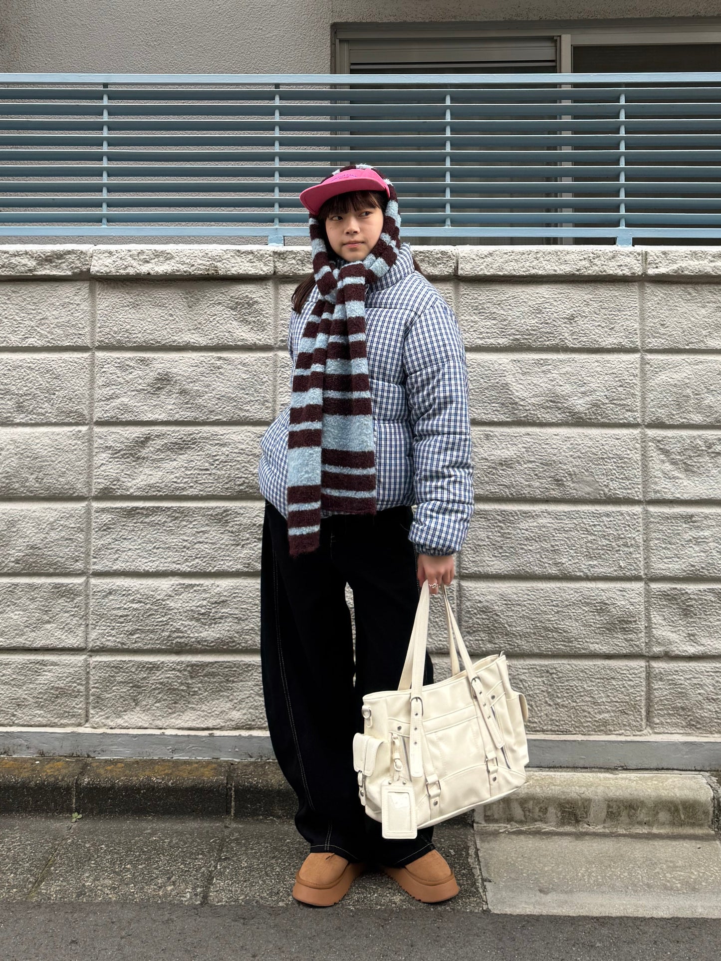 ギンガムチェックダウンジャケット DPB91052