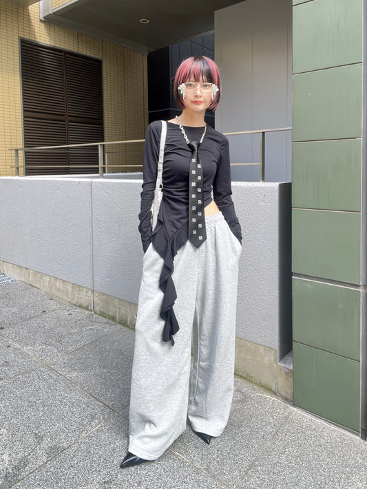ラッフルロングTシャツ DPB79156