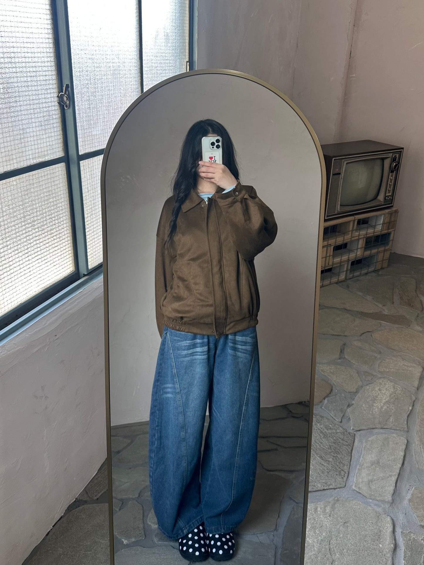 Aラインデニムパンツ DPB95067