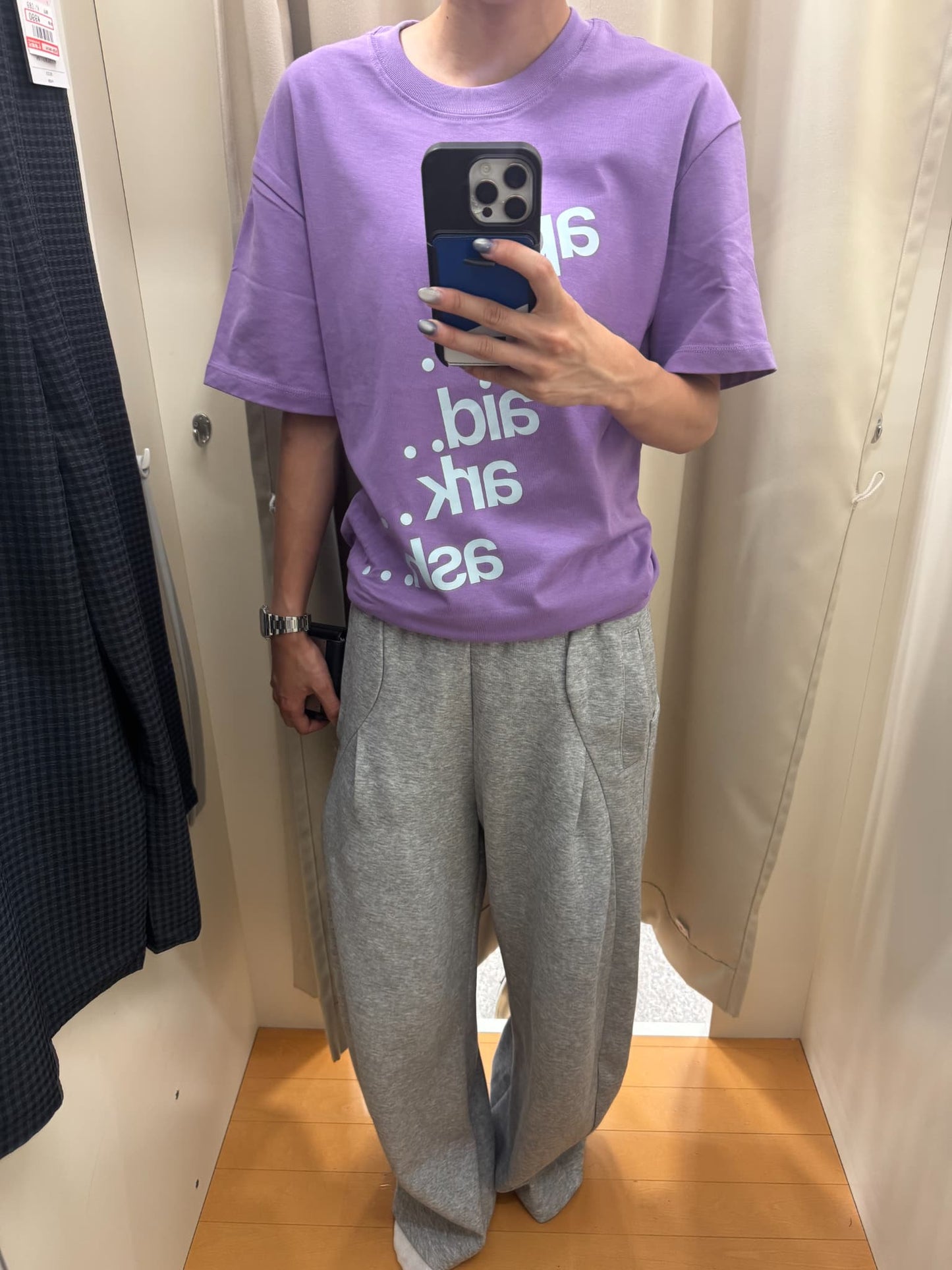 レタリングクルーネックTシャツ DPC07057