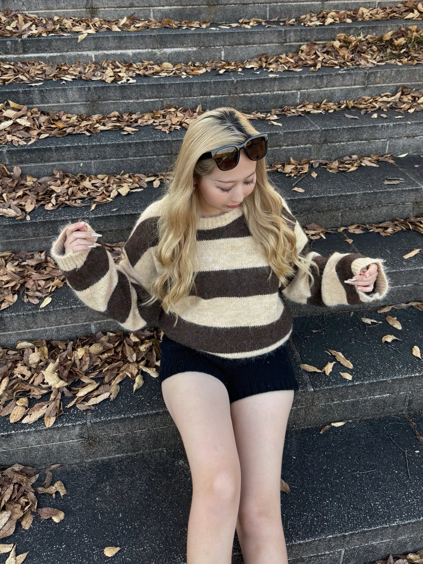 リブニットパンツ DPB73507