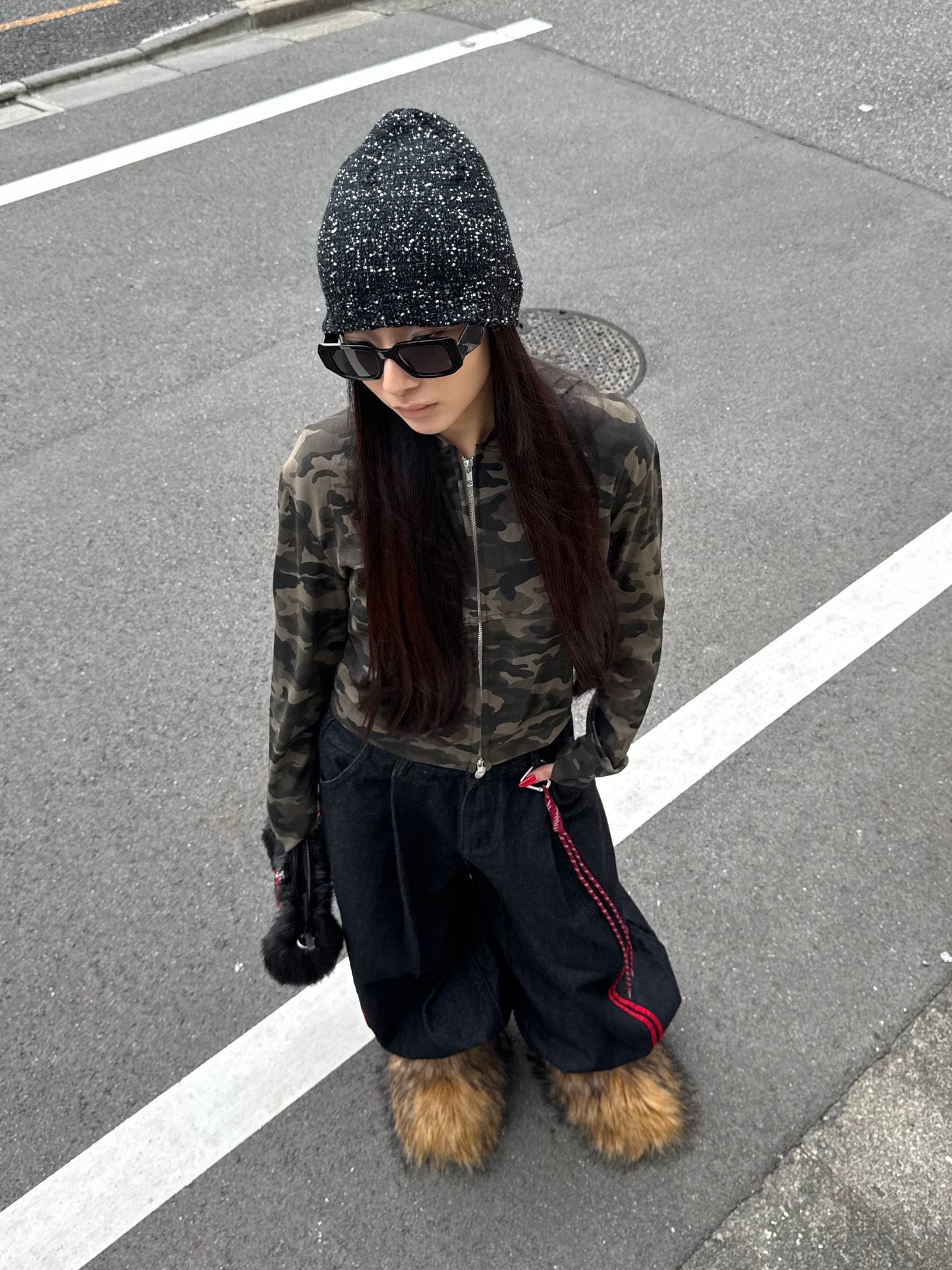 サイドラインスカートパンツ DPB86158