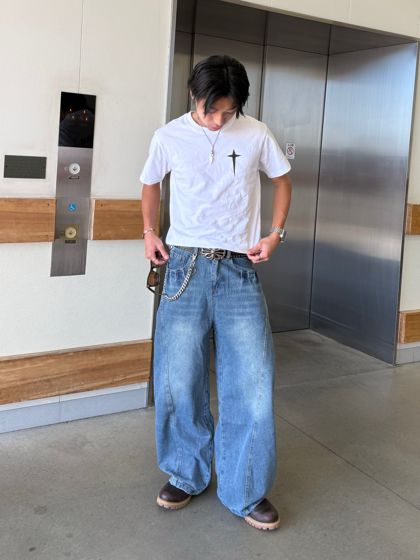 ワイドシルエットデニムパンツ DPB90206
