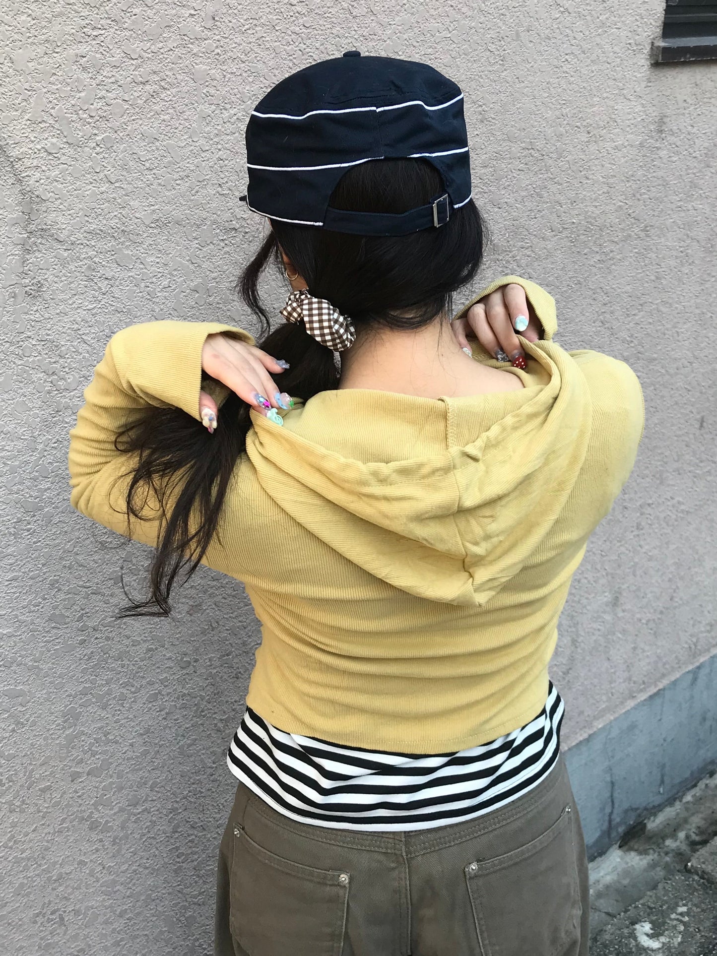 ユニークフーディートップス DPB89156