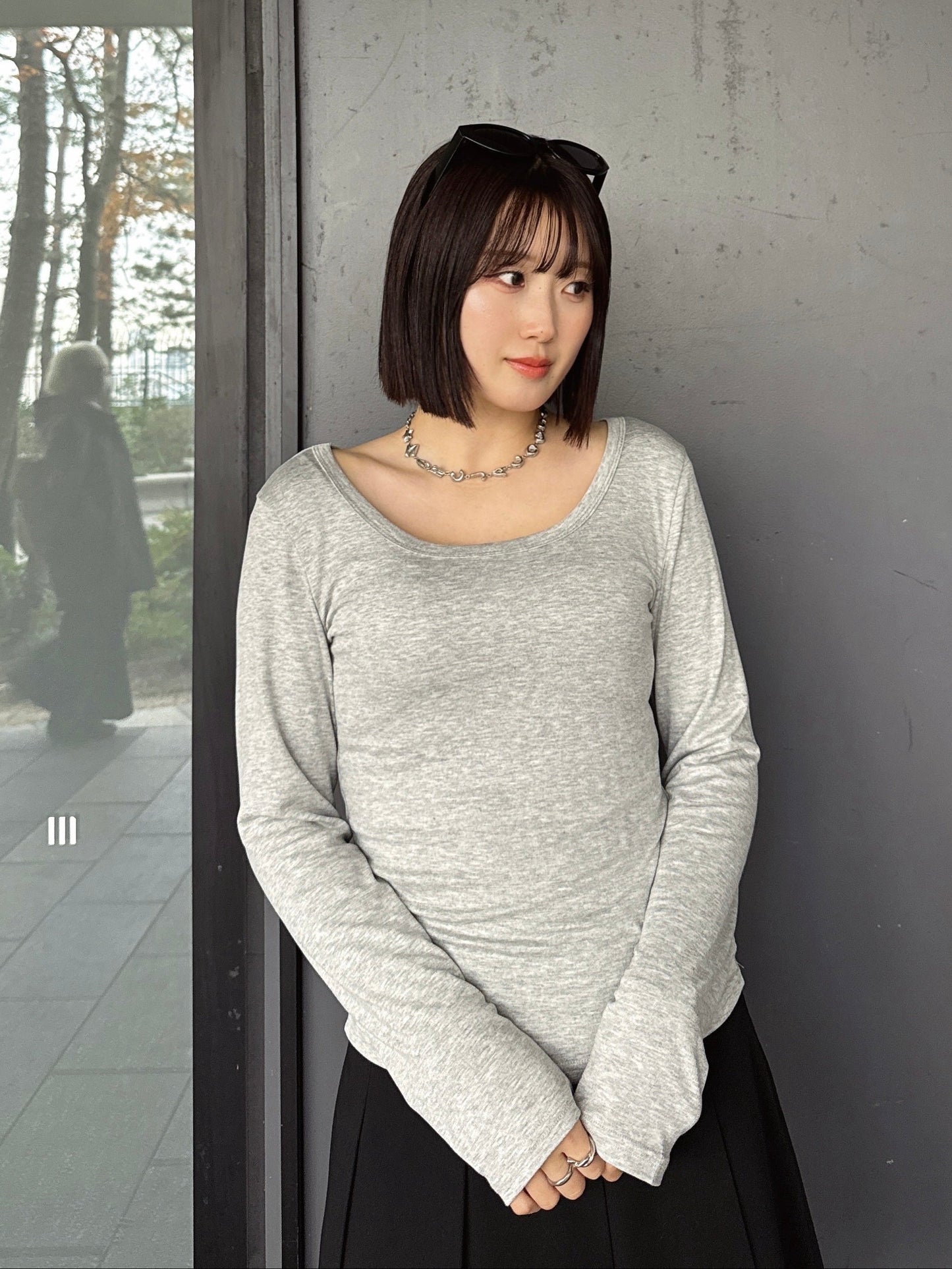 ベーシックUネックTシャツ DPB93058