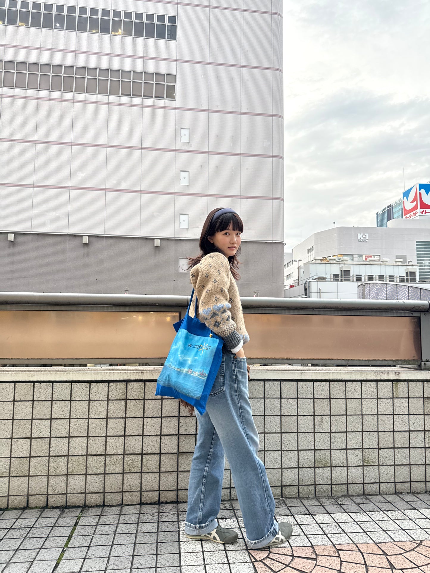 ラウンドネックスクリーンセーター DPA43710