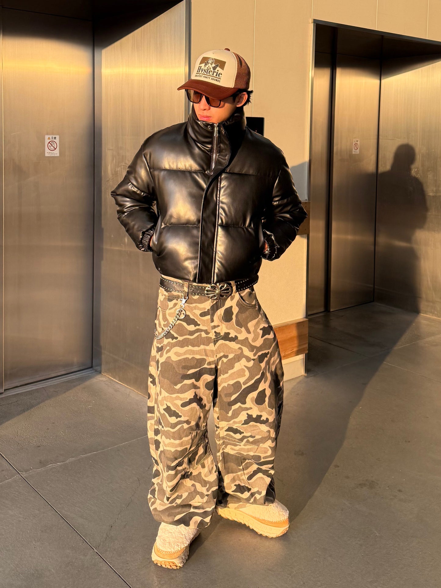 レザーライクパデットジャケット DPB90158