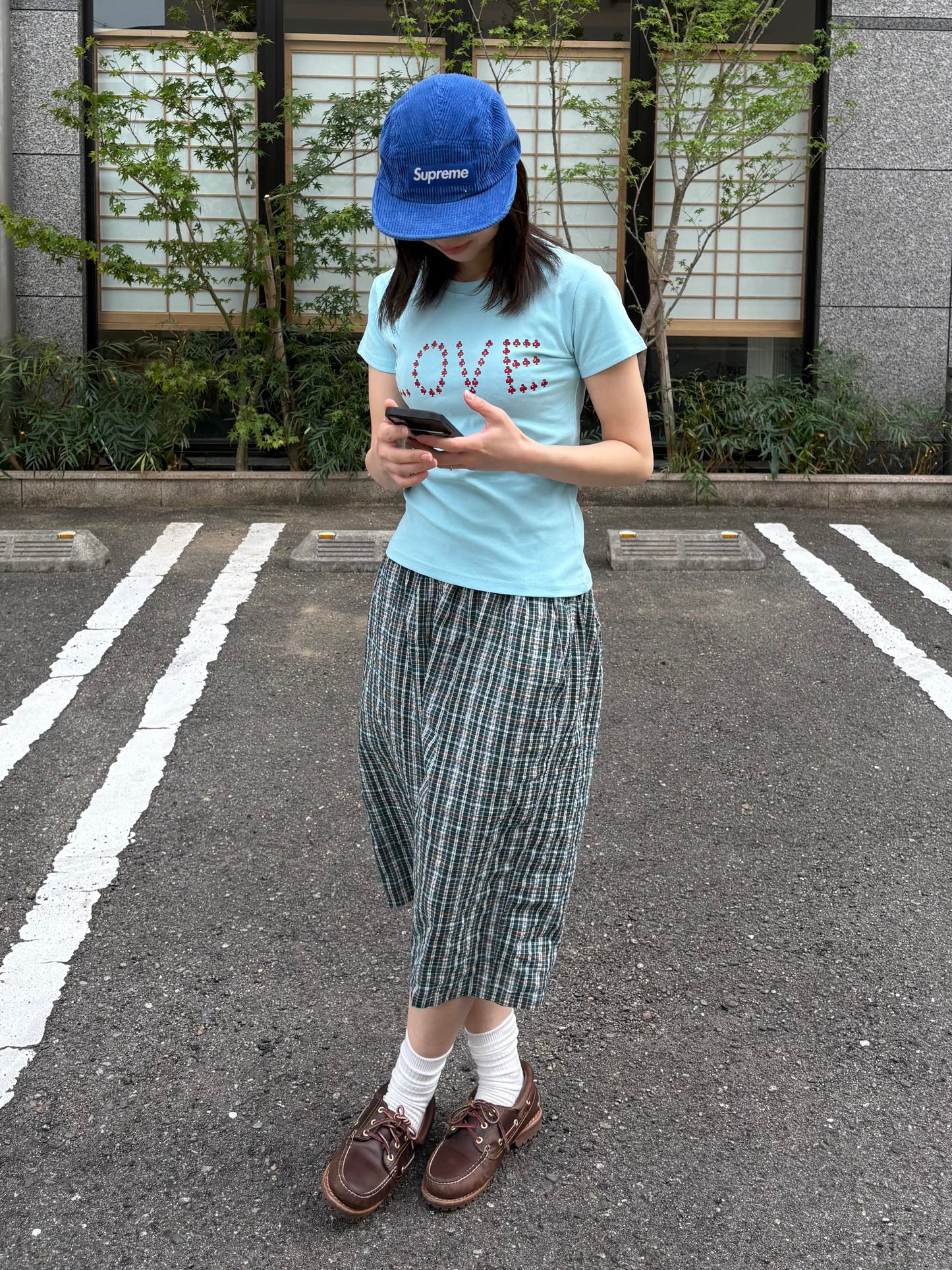 チェックハーフパンツ DPB99088