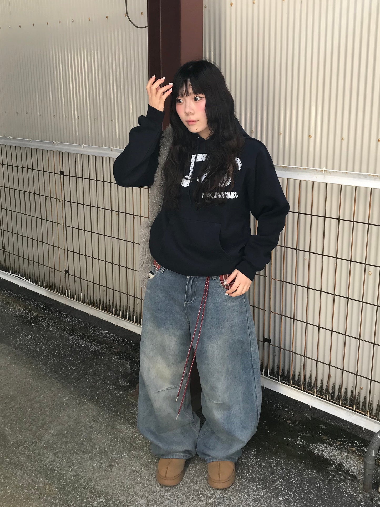 オーバーバギーデニムパンツ DPB89212