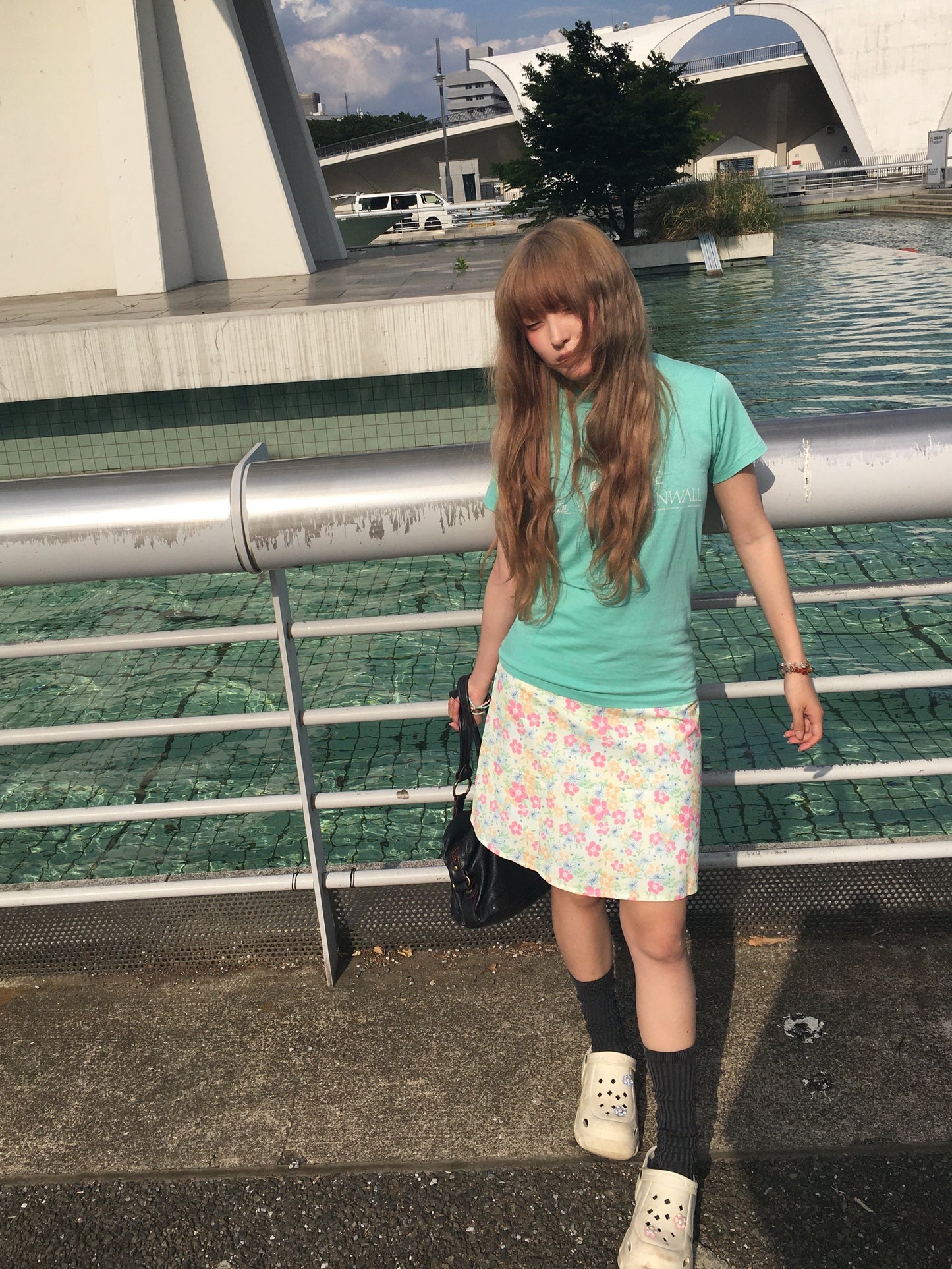 フラワーレーススカート DPC09015