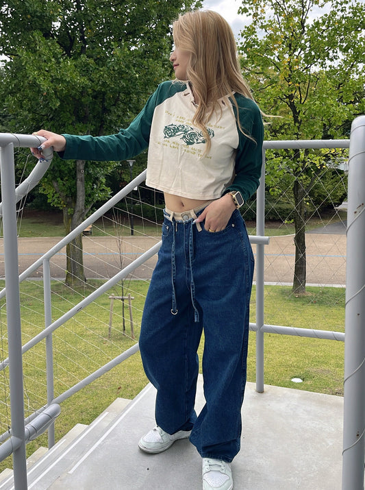 紐付きデニムパンツ DPB42094
