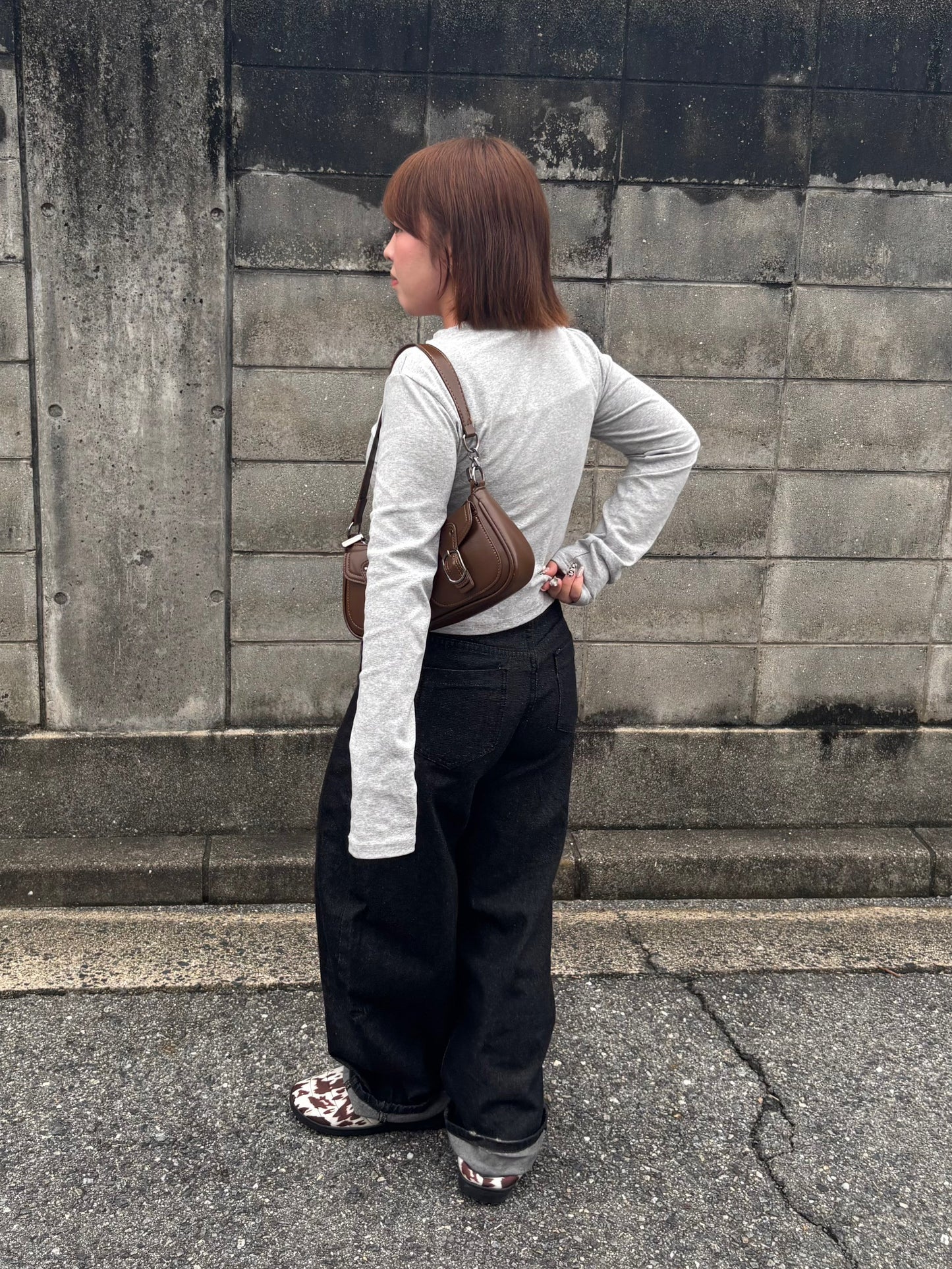 ワイドステッチデニムパンツ DPB97026