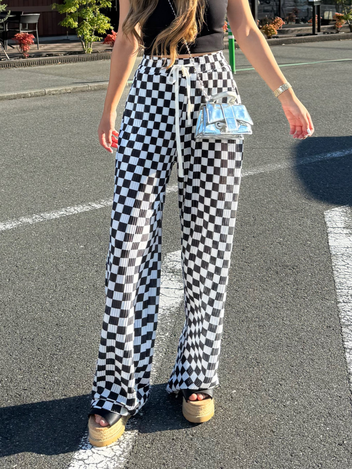 ブロックチェックパンツ DPB73448