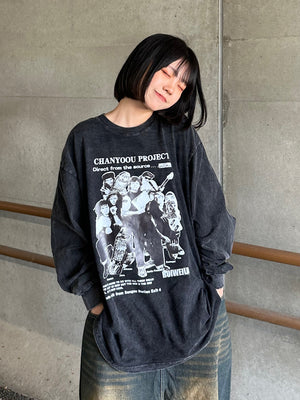 ピグメントロングTシャツ DPB70061