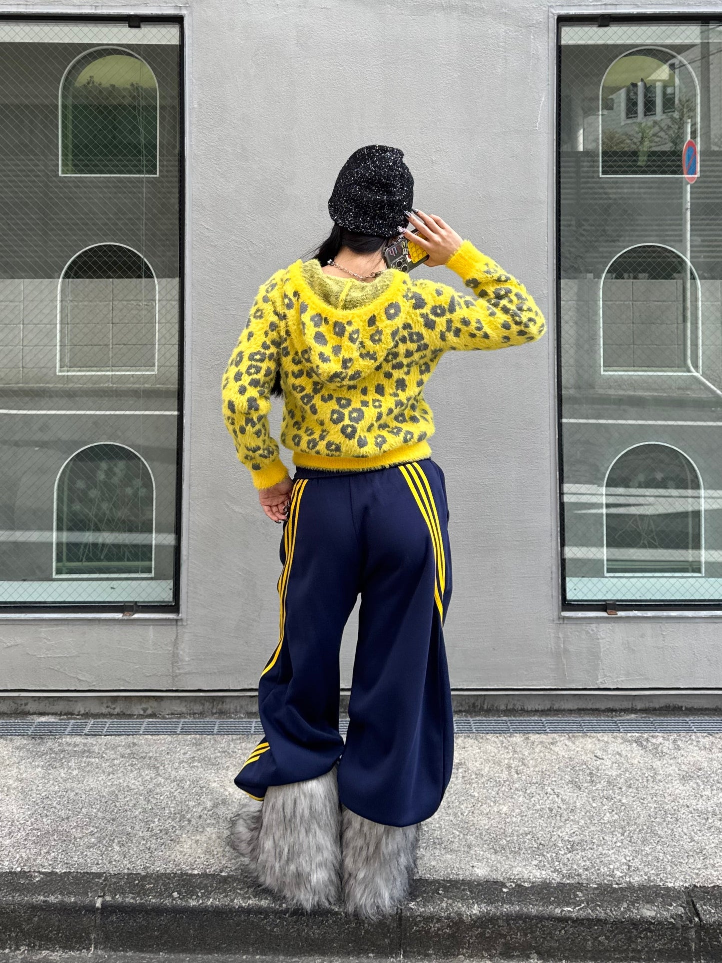 レオパードジップニット DPB86143