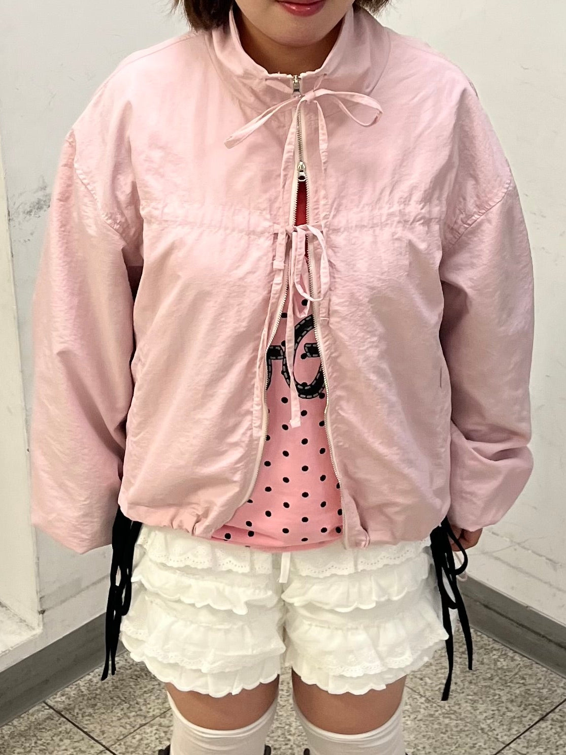 リボンナイロンジャケット DPB97021