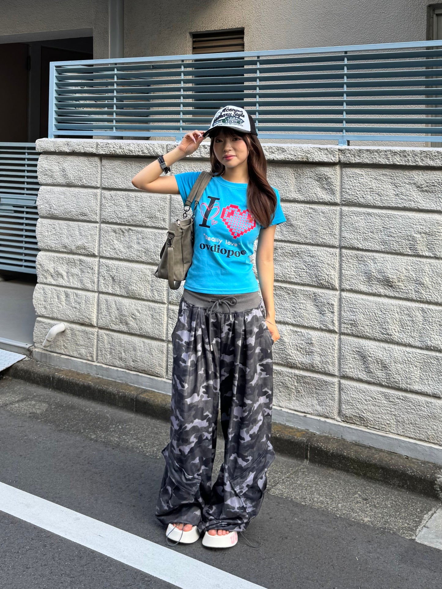 カモフラバギーカーゴパンツ DPB86093