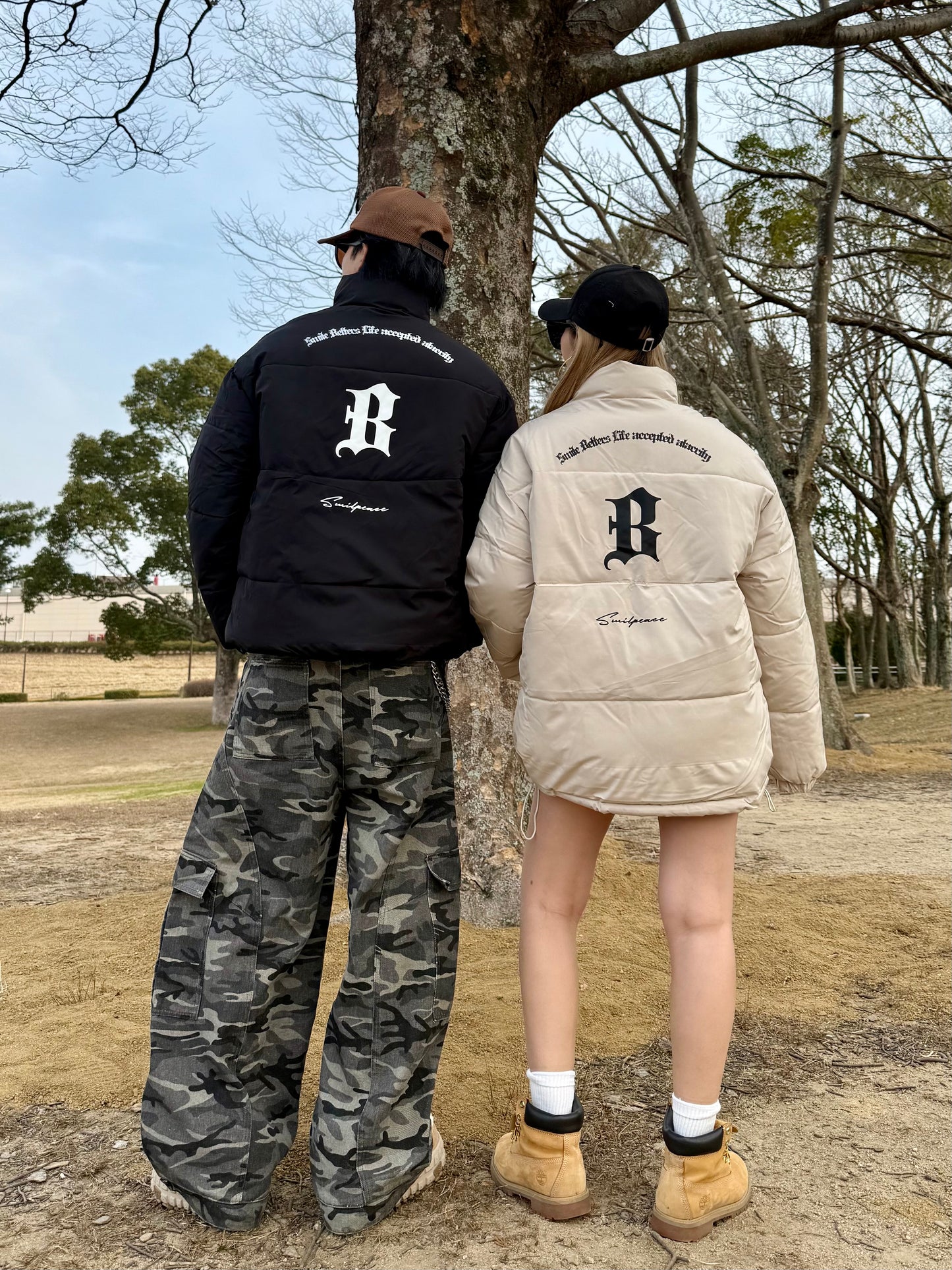 ユニセックスロゴダウン DPB73584