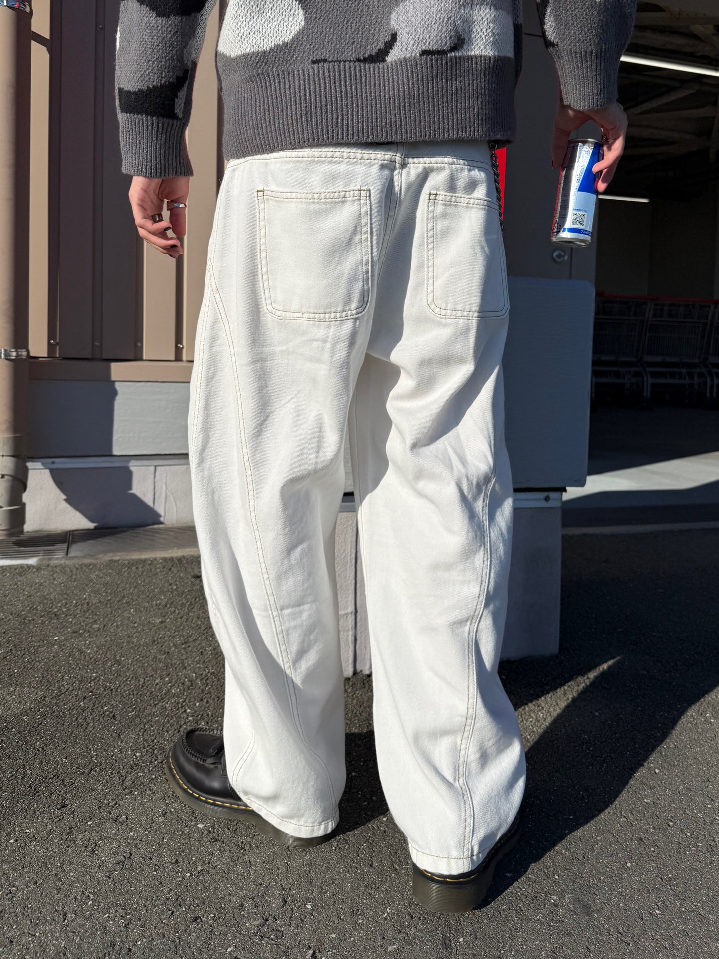 ホワイトデニムパンツ DPB90073