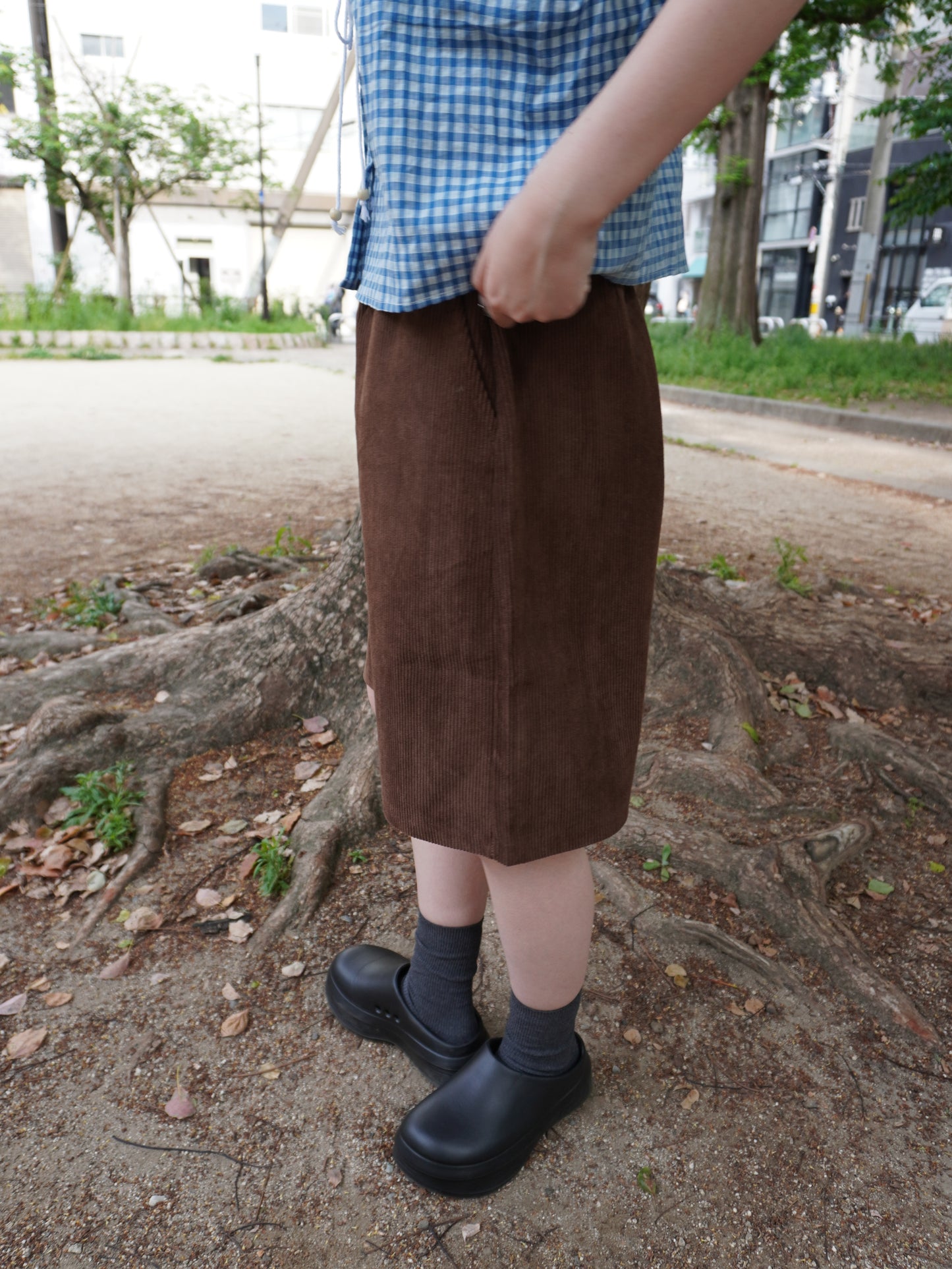 コーデュロイハーフパンツ DPB85158