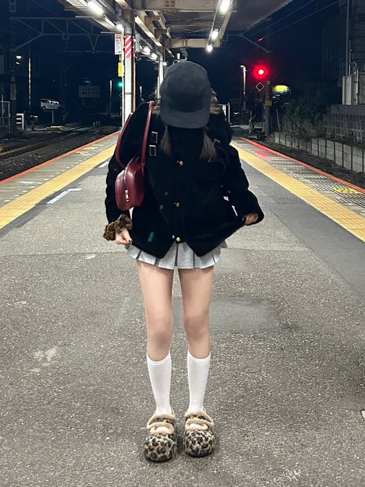 メタルバックルショートジャケット DPB98073