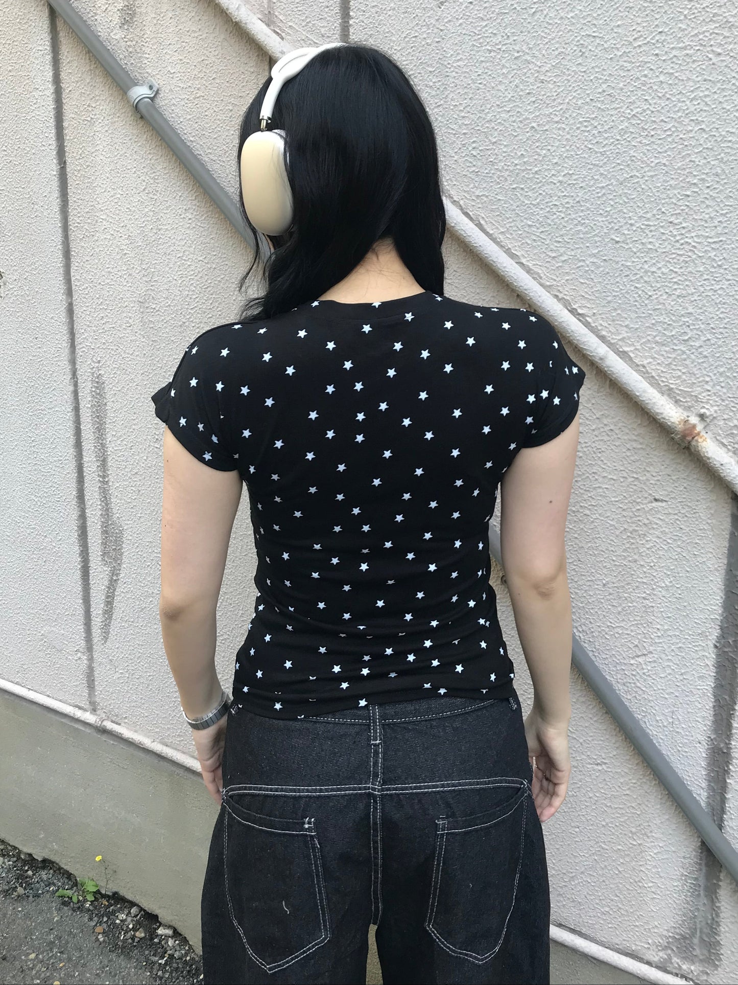 ブラックスターフィットTシャツ DPB89249