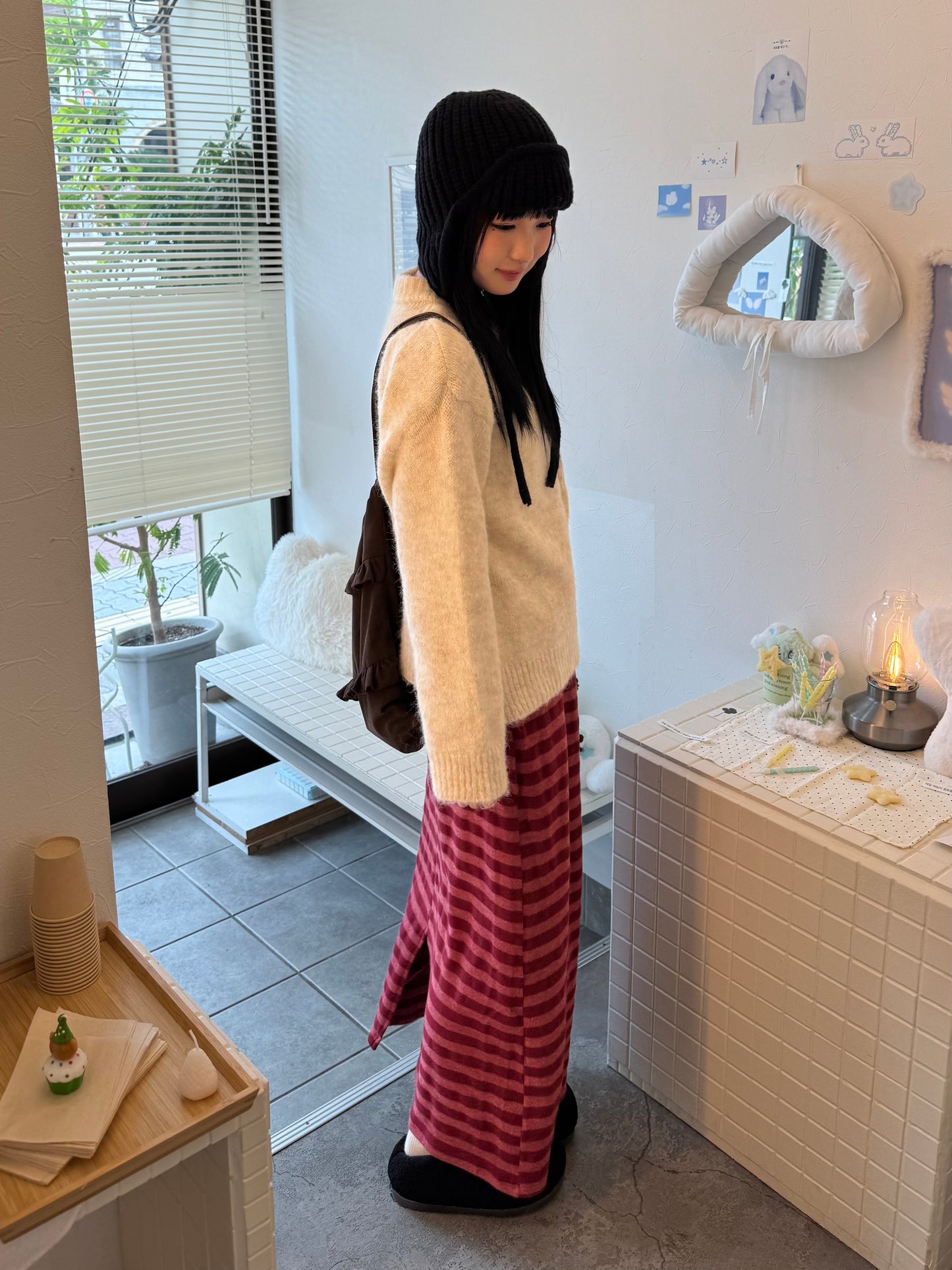 ヘンリーネックニット DPB85394