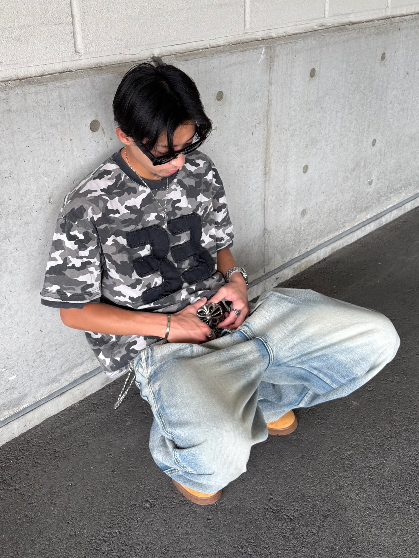 カモフラヴィンテージオーバーTシャツ DPB90230