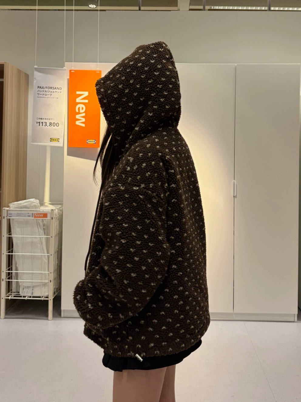 ハートドットボアフリースフーディー DPB98029