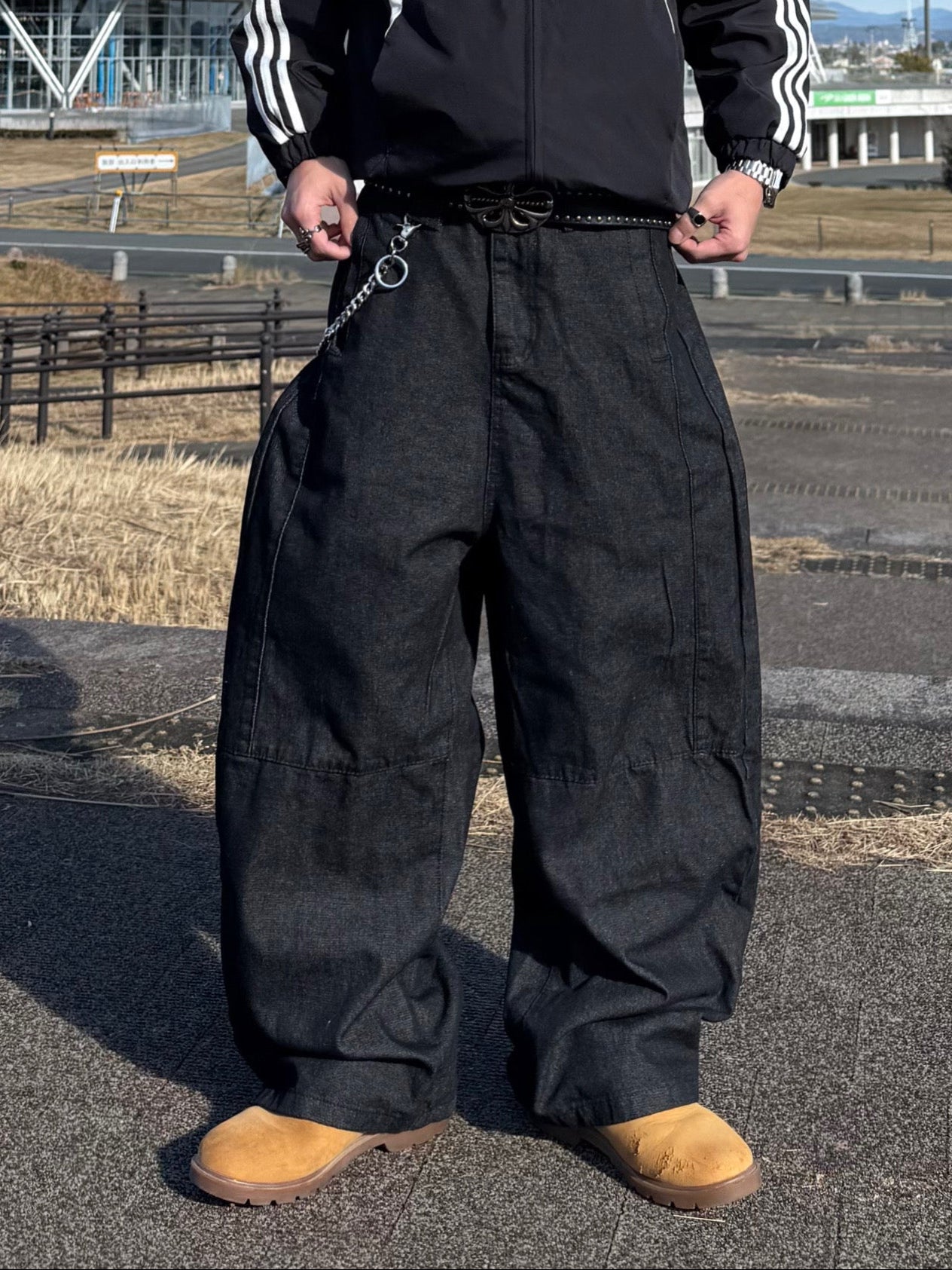 ストリートワイドデニムパンツ DPB90157