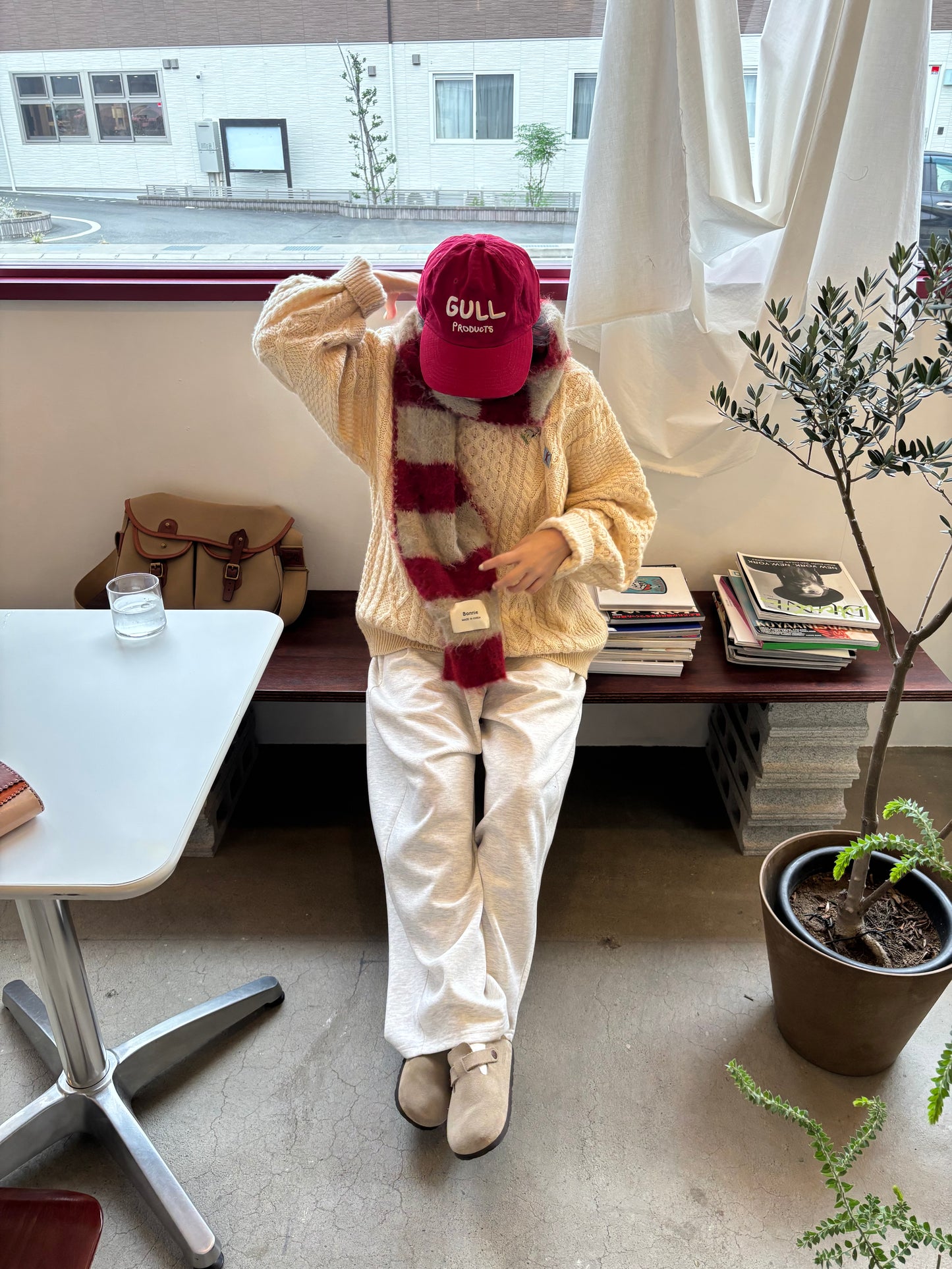 ボーダーマフラー DPB84099