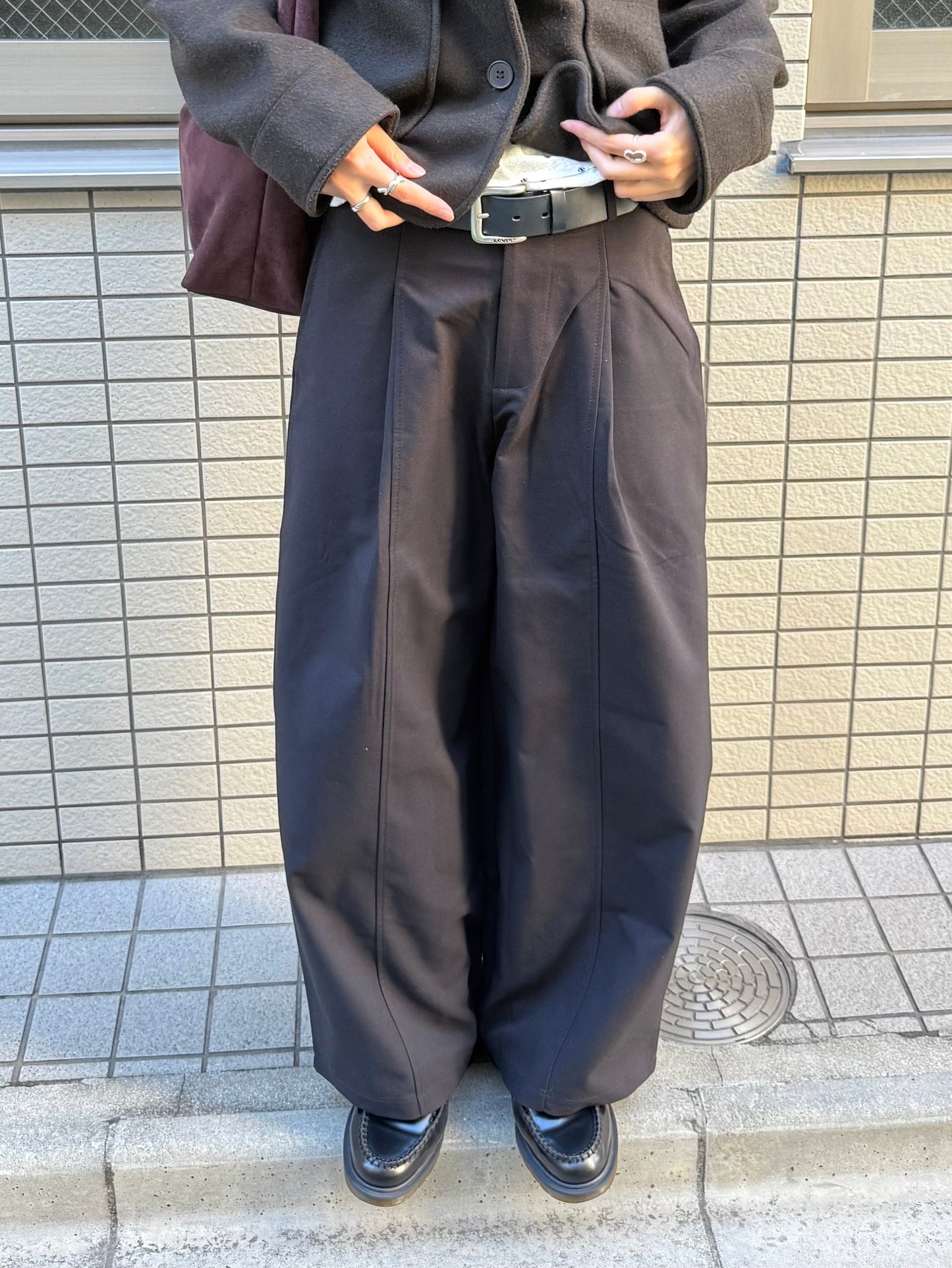 ブラックカーブパンツ DPB93040