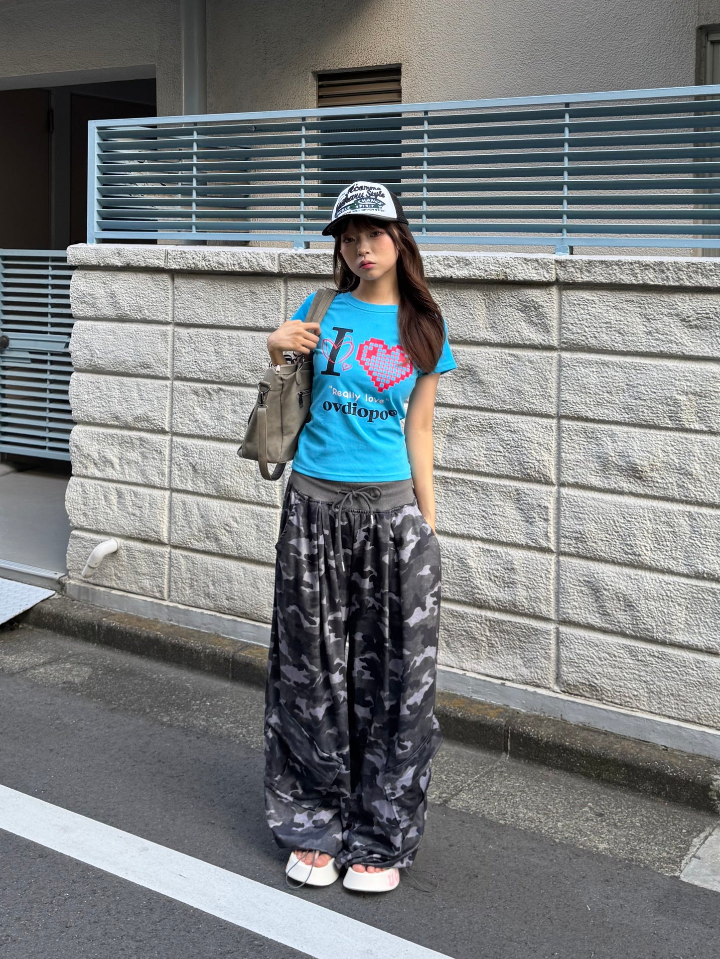 ピクセルアイラブTシャツ DPB86086
