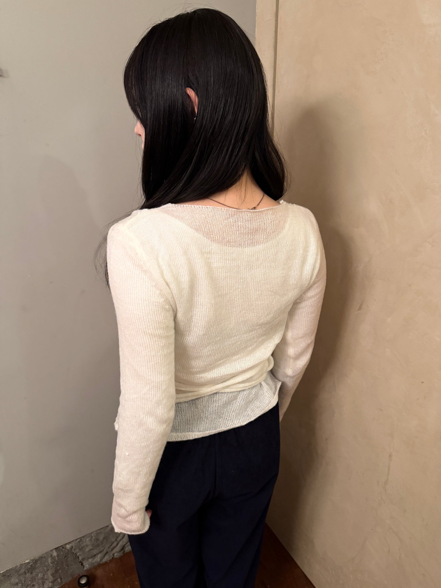 キャミソールレイヤードニットトップス DPB78265