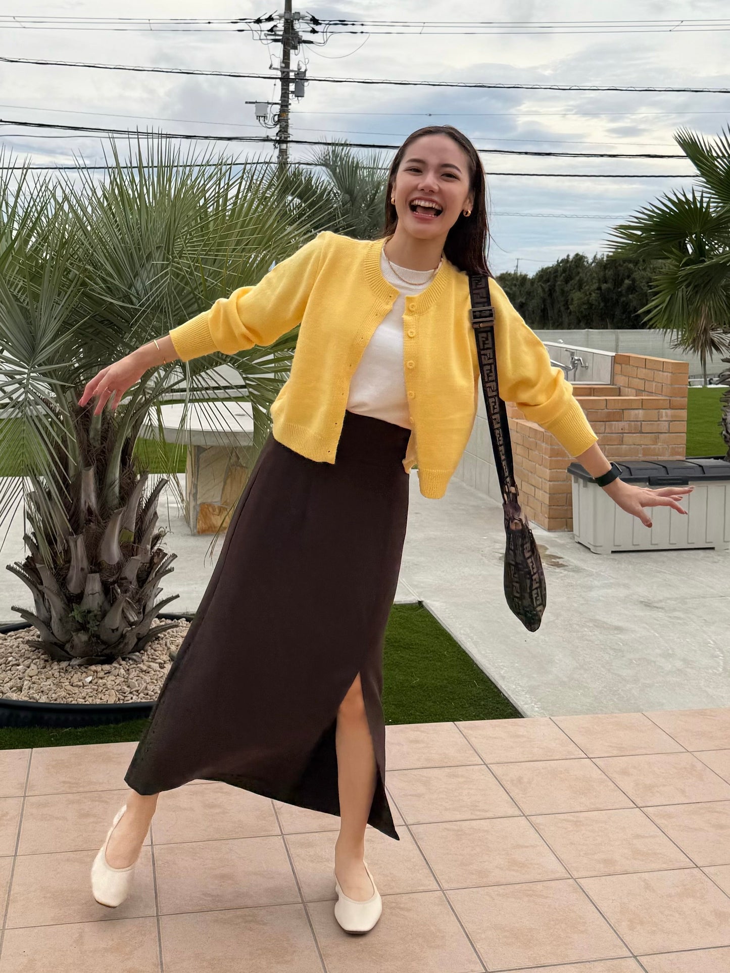 イエローカーディガン DPB47477