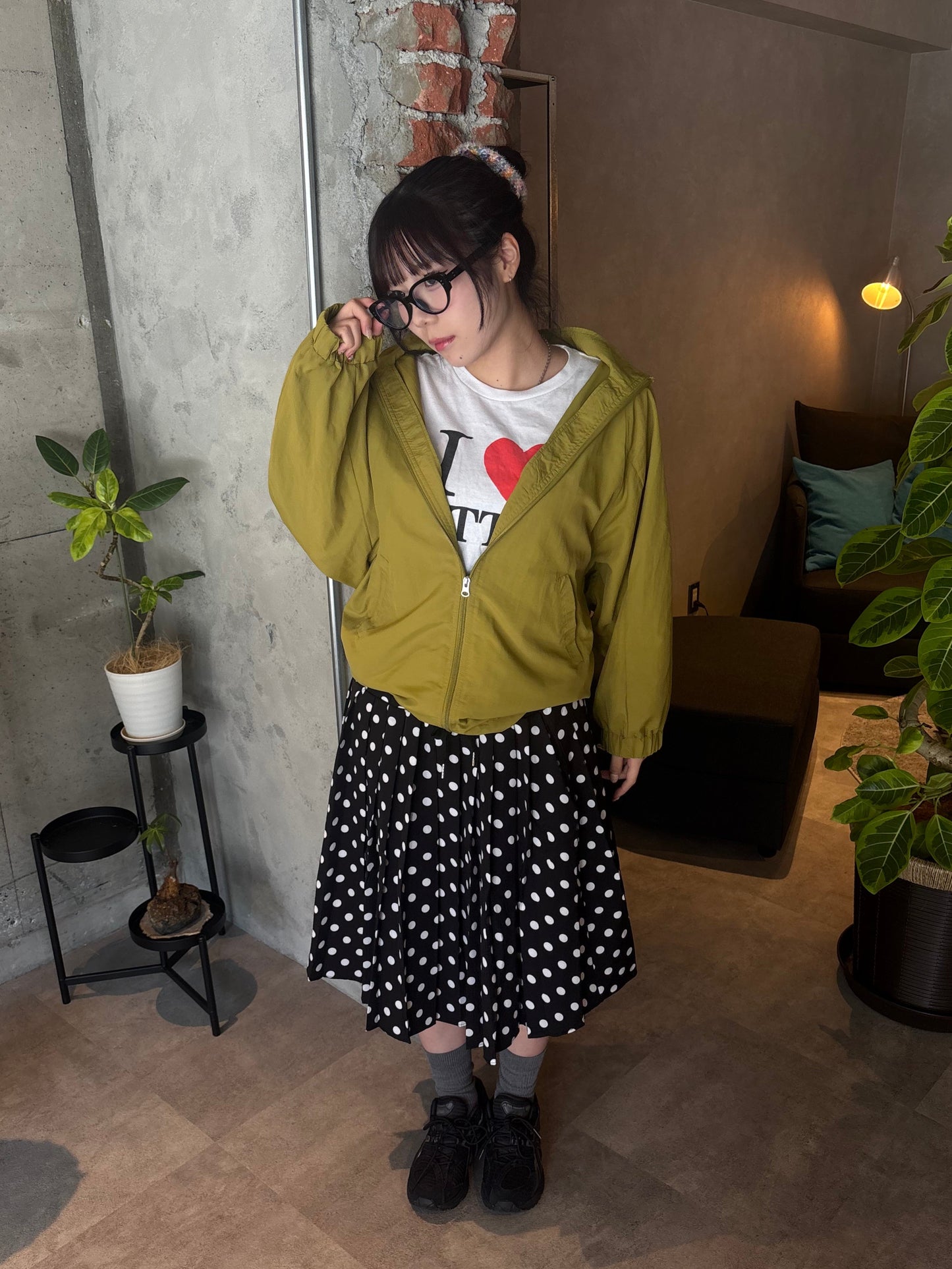 ドットミディアムスカート DPB89095