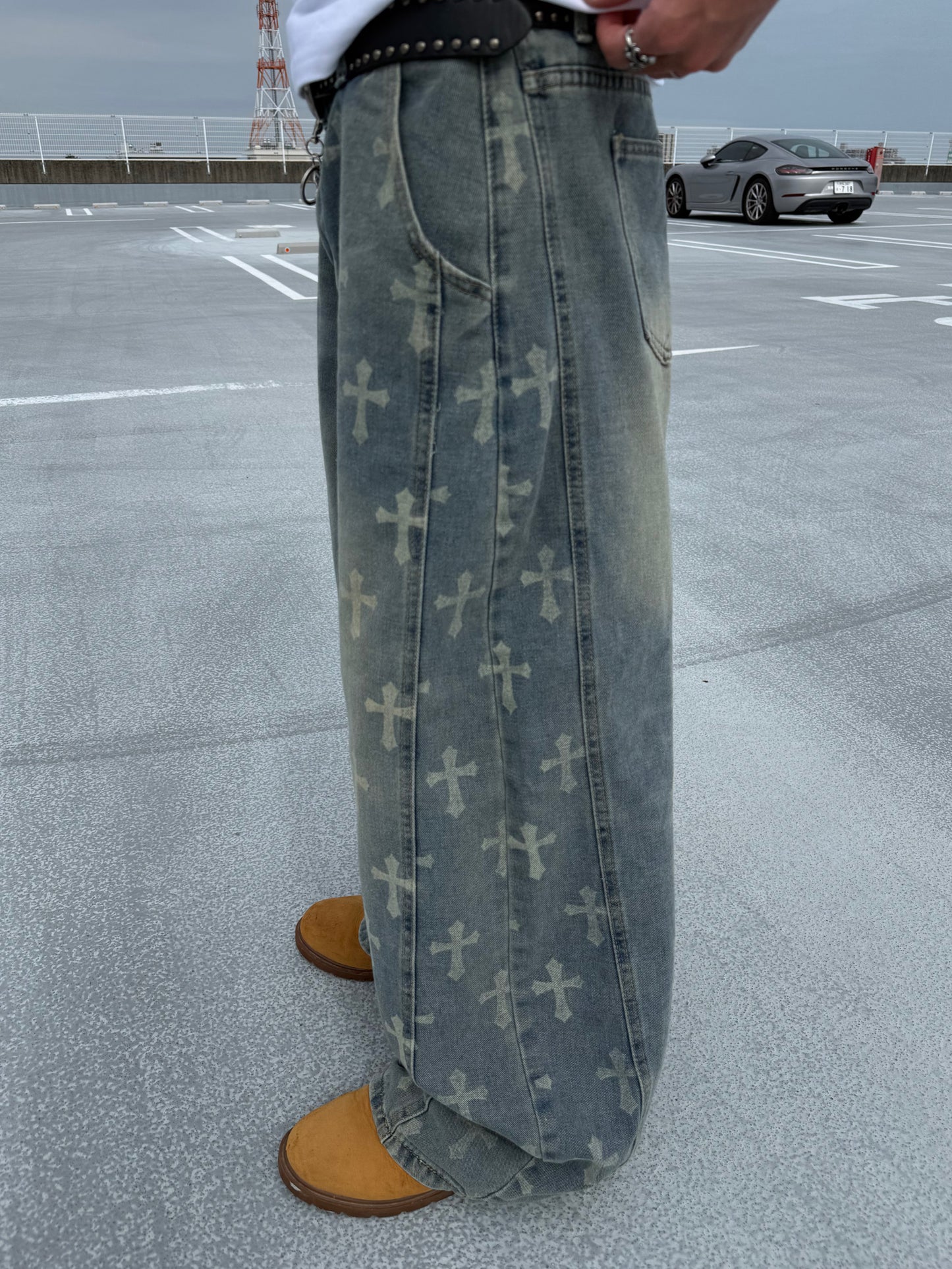 クロスオーバーデニムパンツ DPB90254