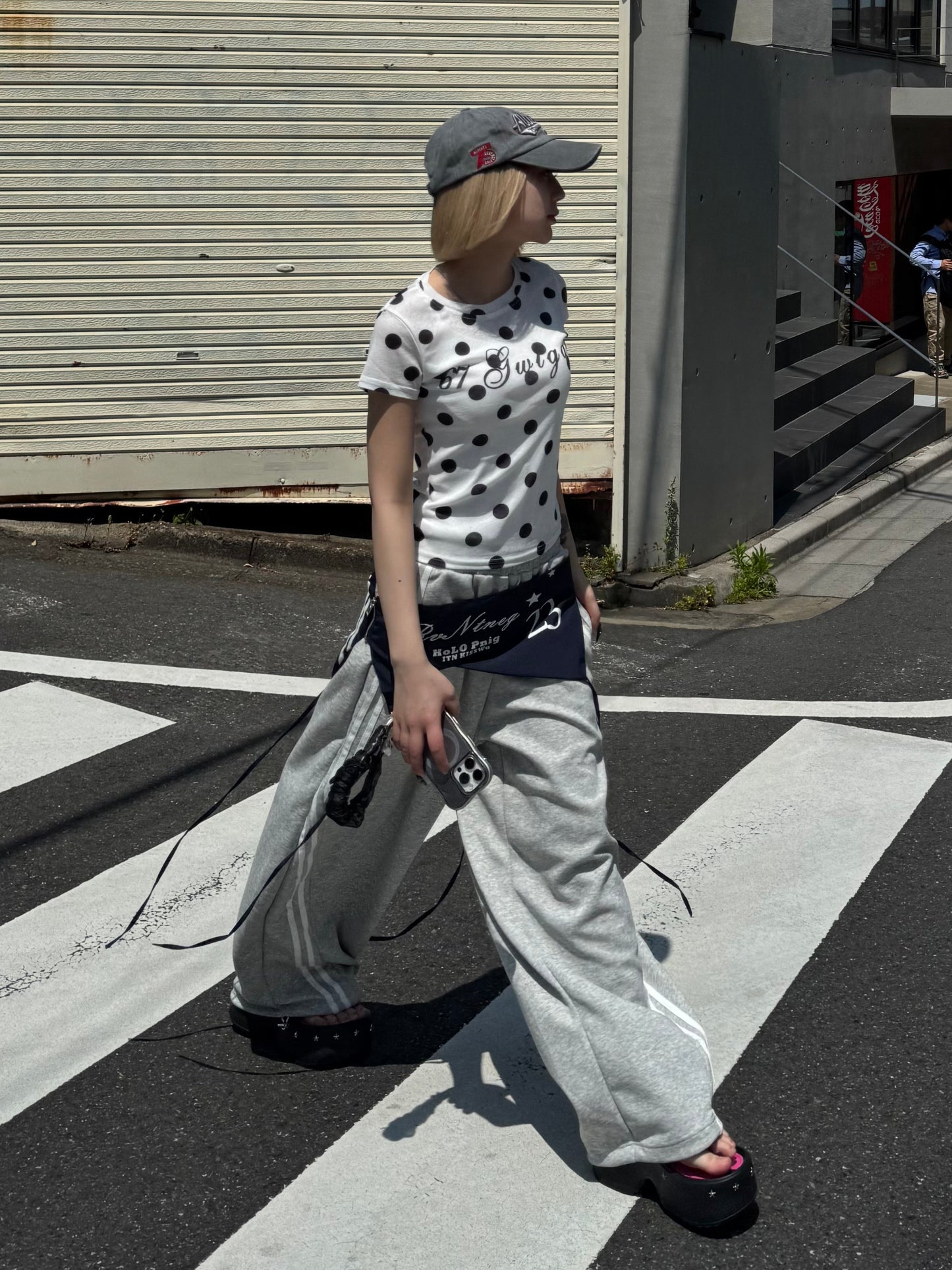 ウエストレイヤードスウェットパンツ DPB86273
