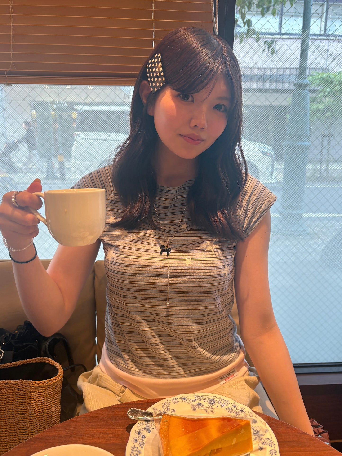 ストライプスタープリントT DPC08039