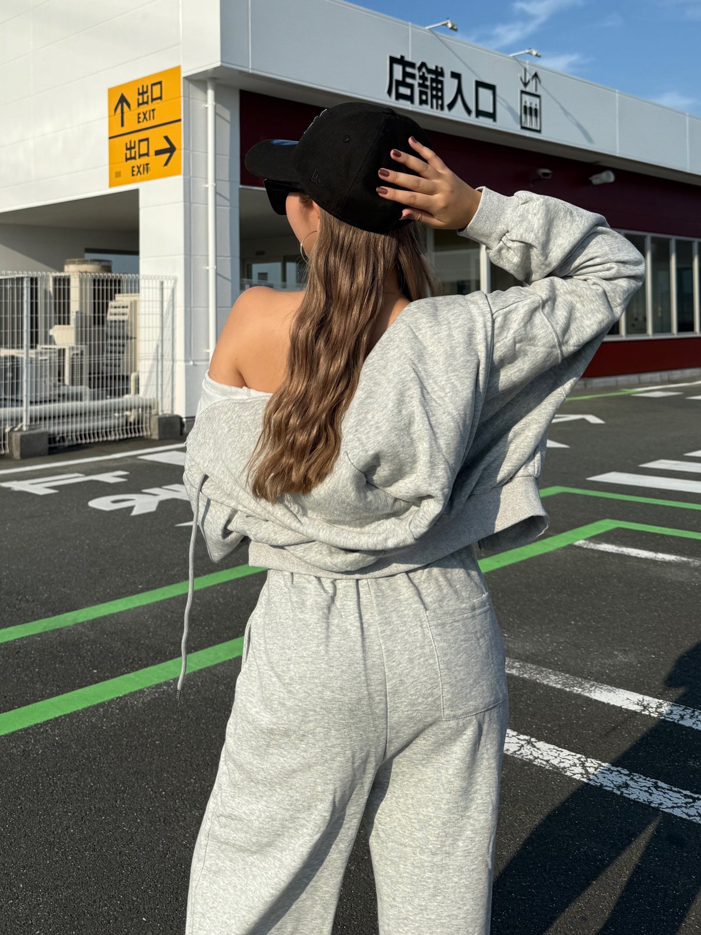 クロップドスウェットセットアップ DPB73472