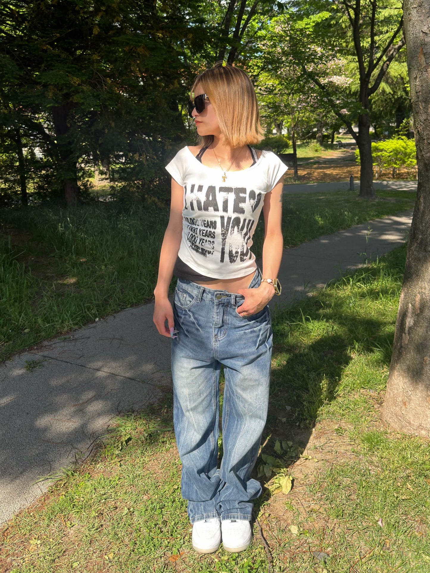 ショート丈Tシャツ DPB42489