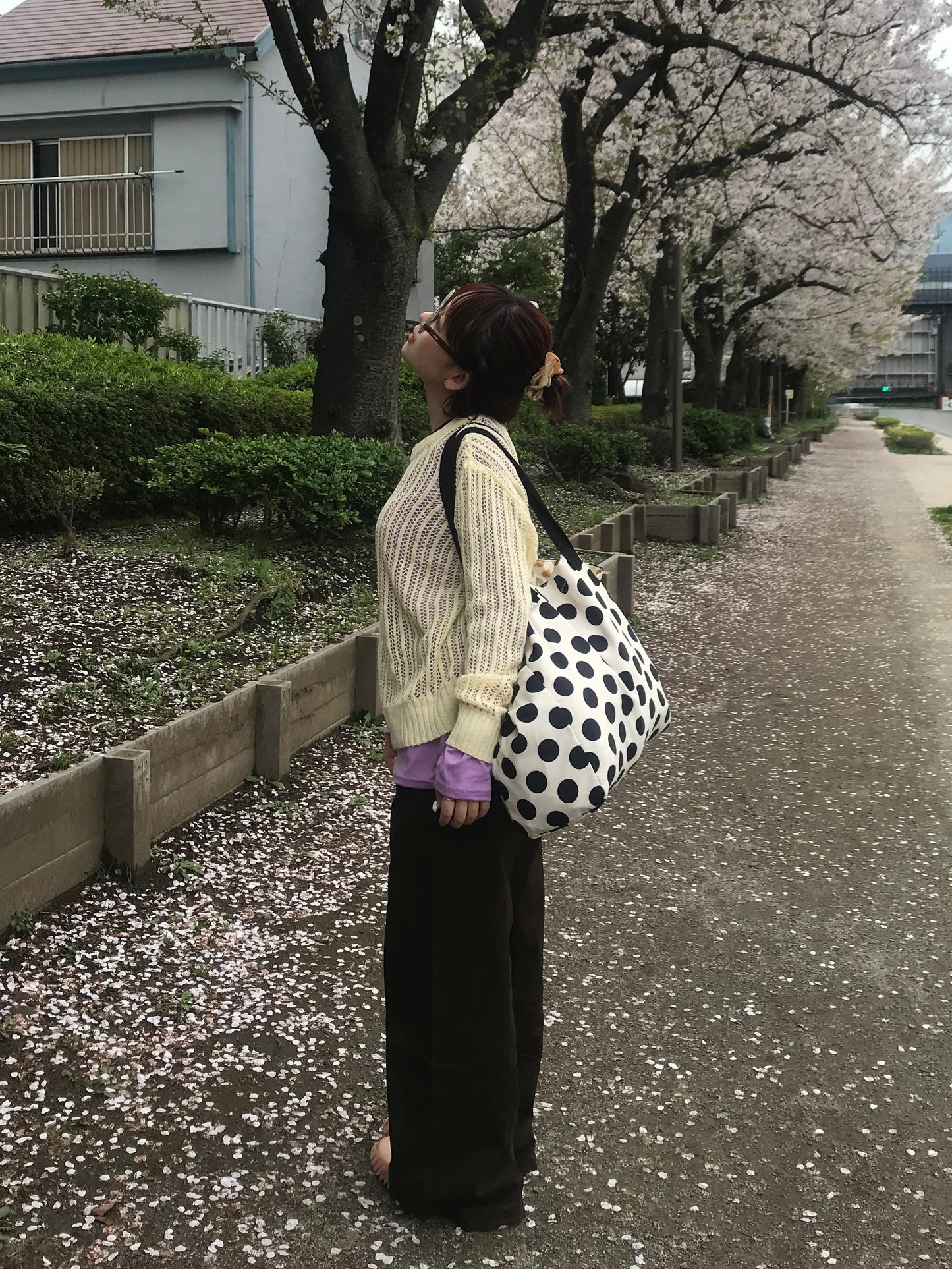 リバーシブルドットバッグ DPC04032