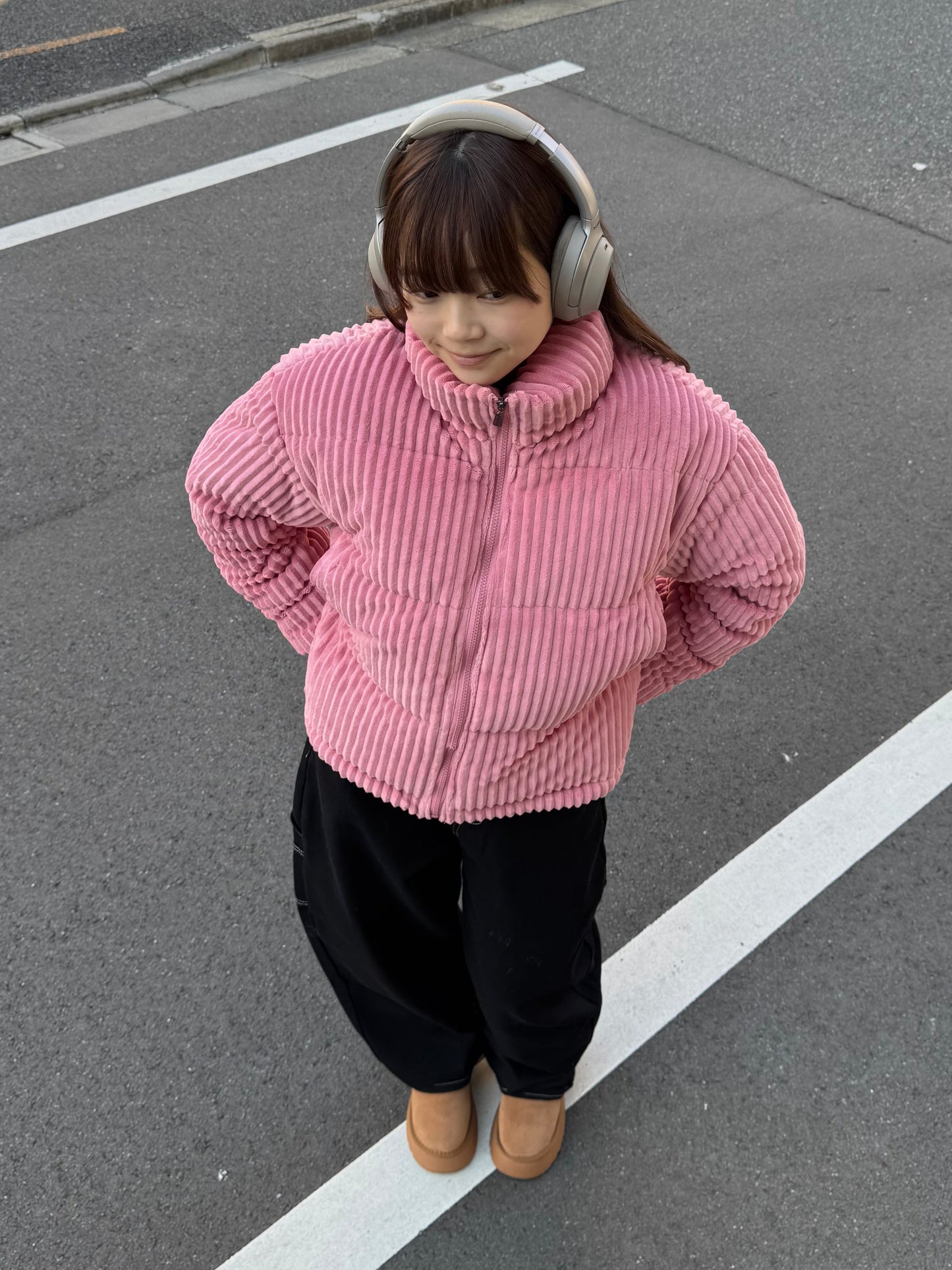 コーデュロイ中綿ジャケット DPB91066