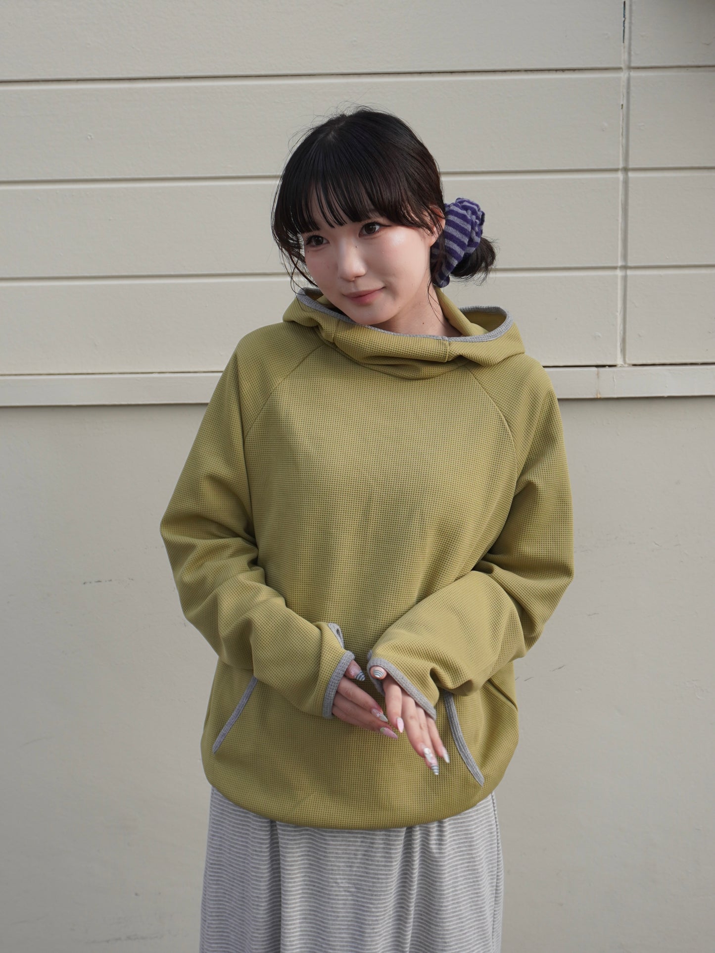 バイカラーパイピングトップス DPB85484