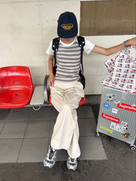 ボーダーラグランスリーブTシャツ DPC07048