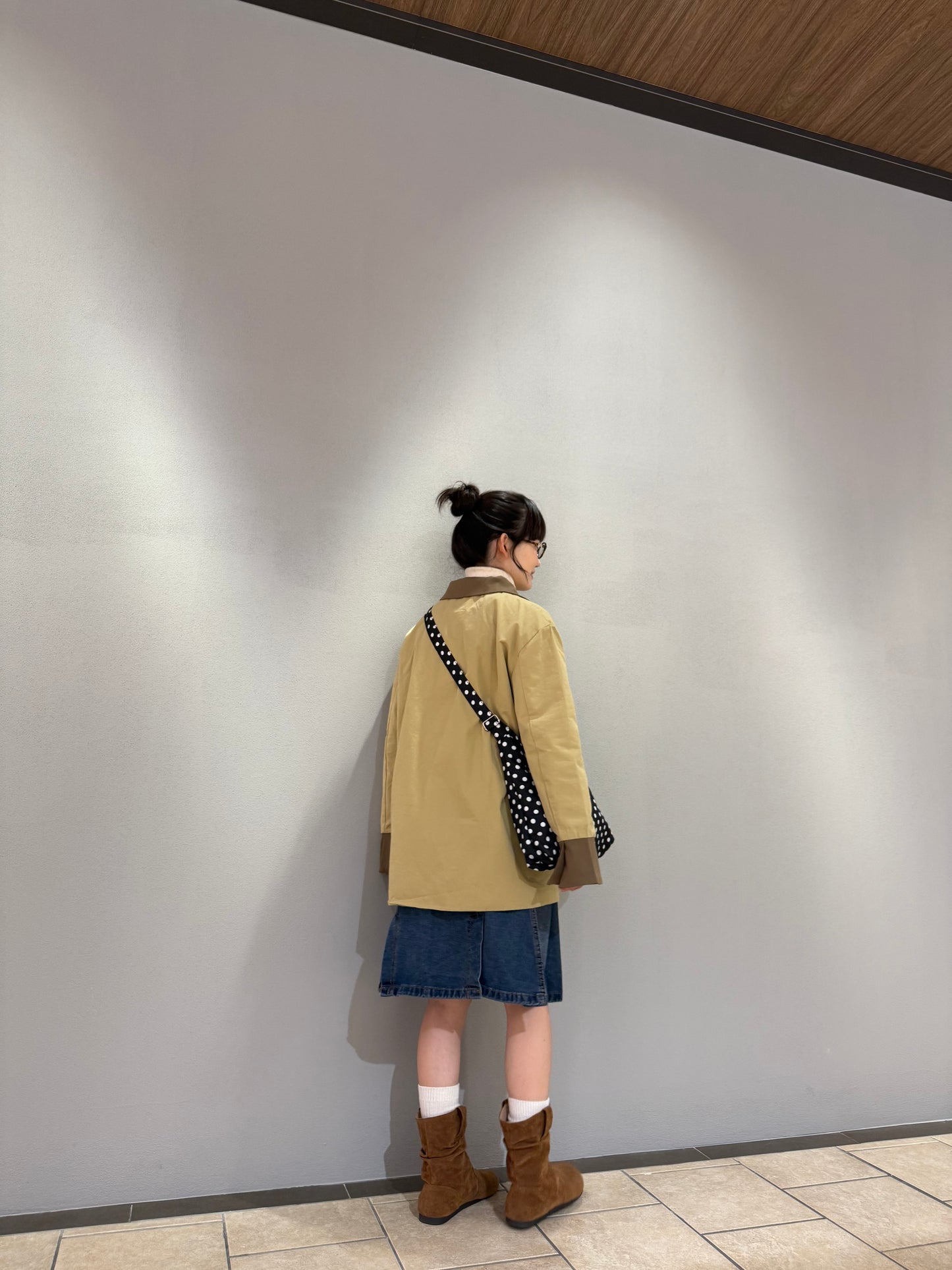 ライトブラウンショートブーツ DPA43691