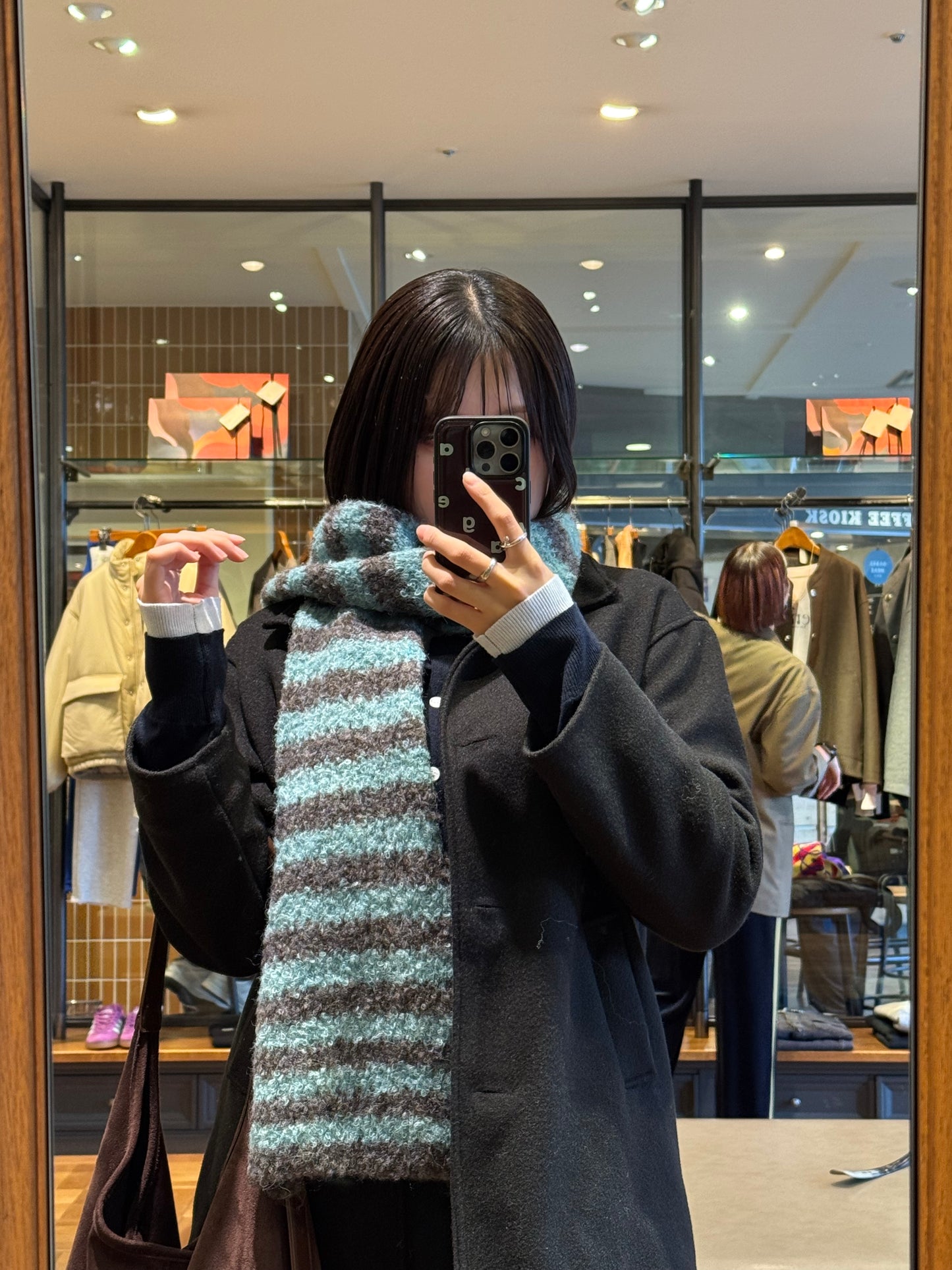 ボーダーニットマフラー DPB93057