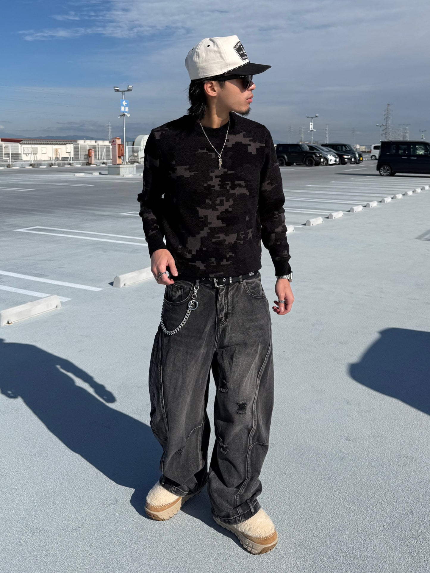 ユニークデザインニット DPB90149