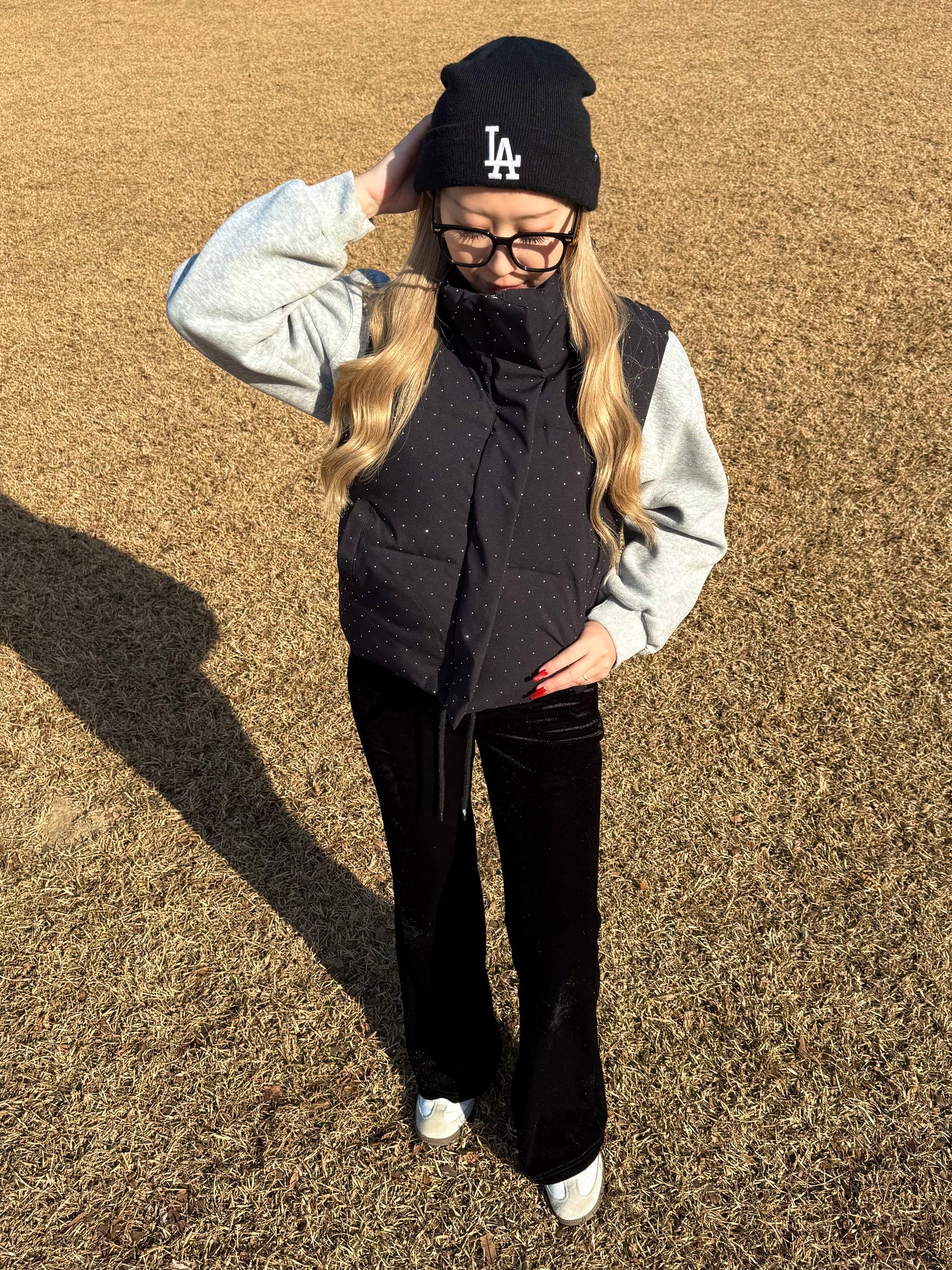 ベロアストレートパンツ DPB73172